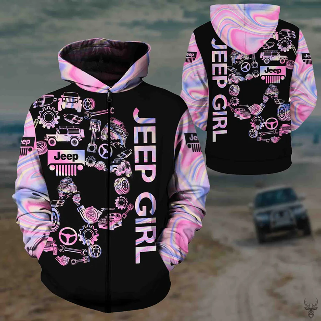 Jeep Gearheart Girl Hoodie