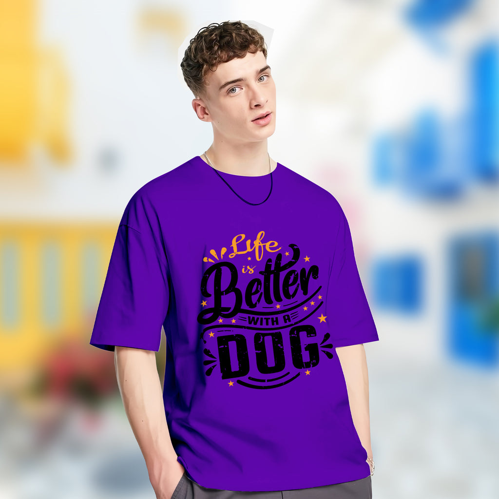 Life Is Better With A Dog ver.2 - 2D T-Shirt For Men/Women - TH02