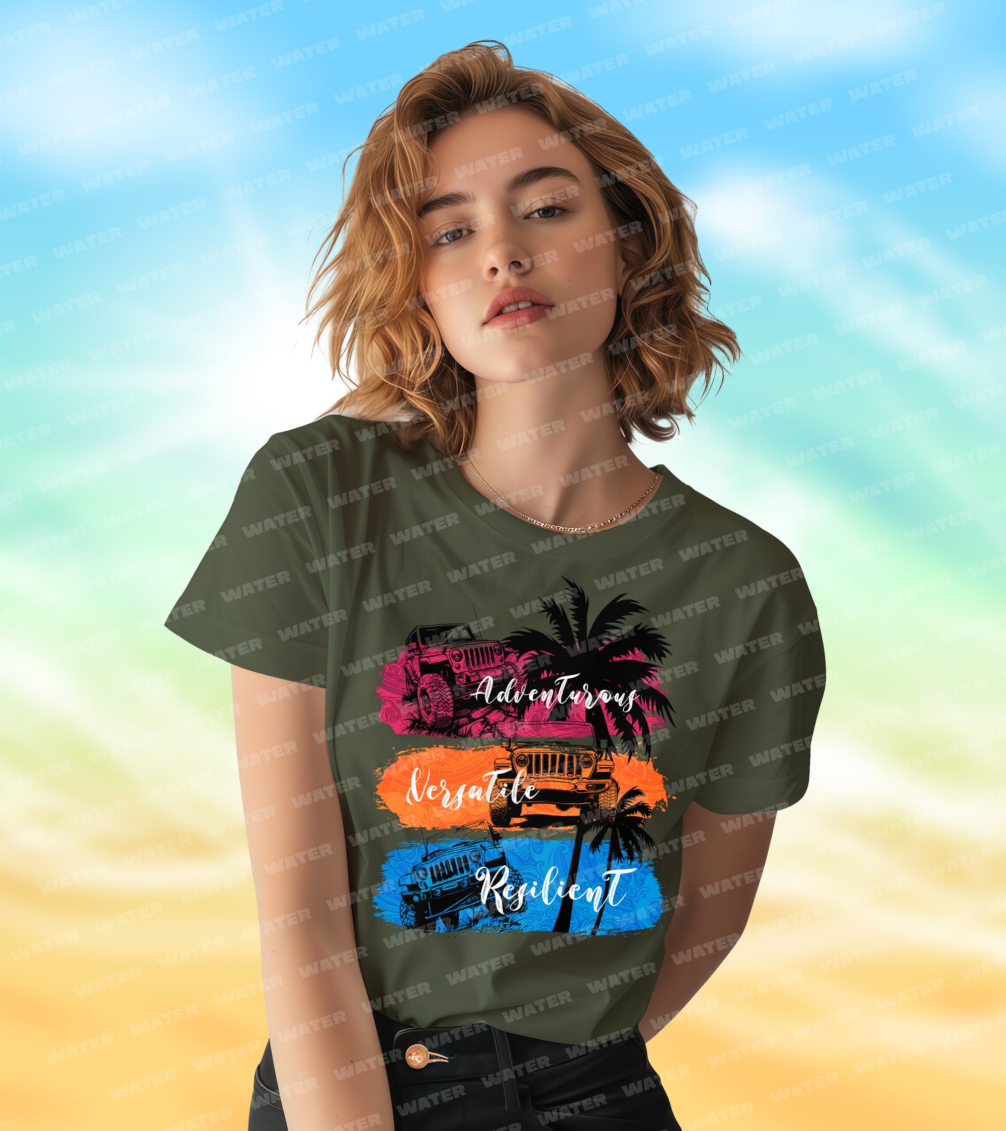 AVR Tee – Adventurous, Versatile And Resilient - 2D T-Shirt for Men/Women - TH02