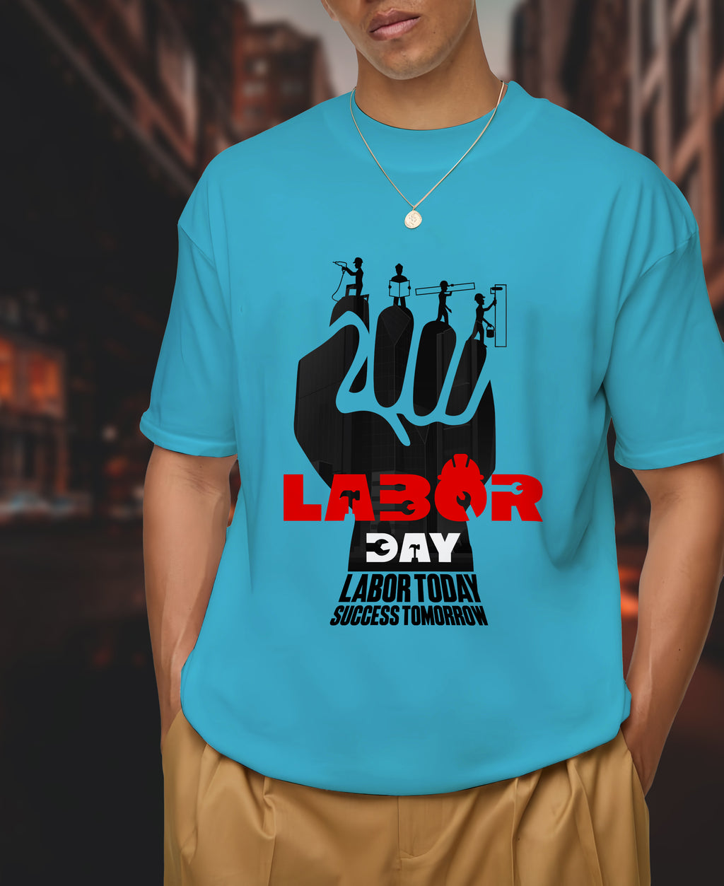 Labor Today - Succsess Tomorrow - 2D T-Shirt - TH02