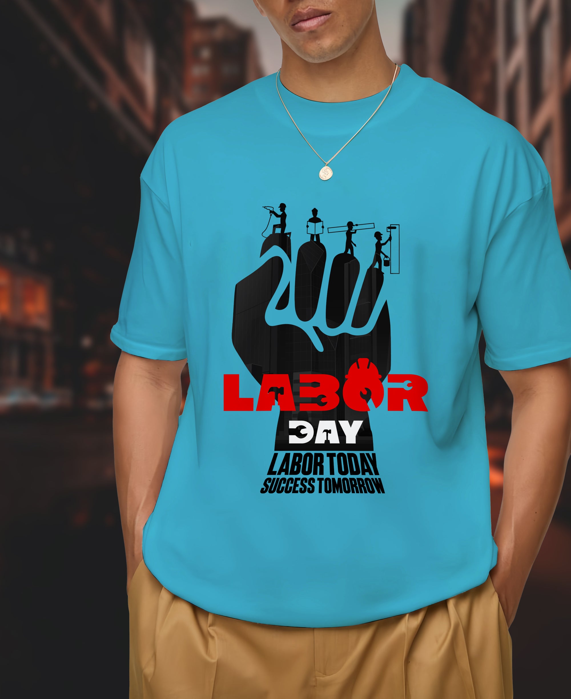 Labor Today - Succsess Tomorrow - 2D T-Shirt - TH02