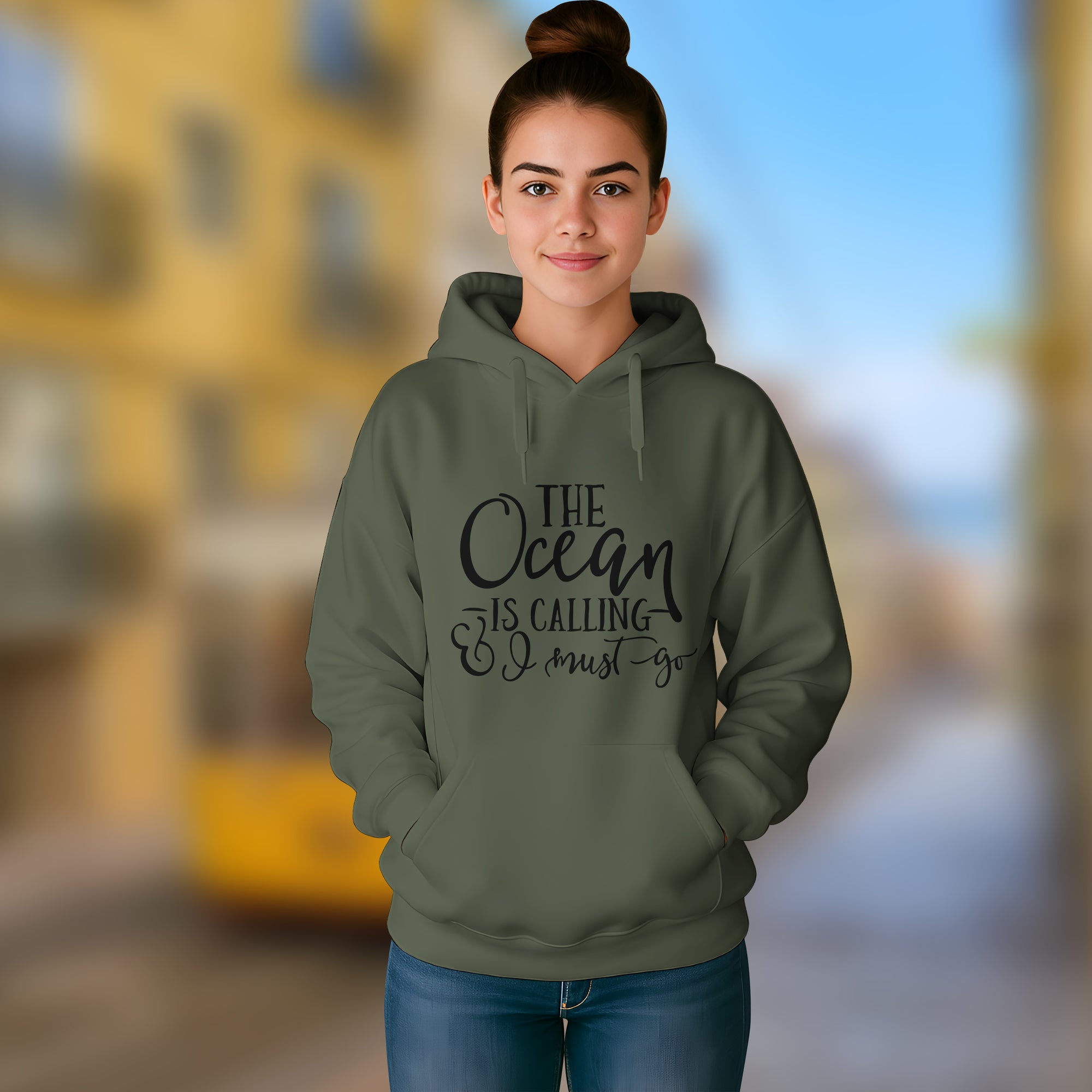 The Ocean Is Calling I Must Go - 2D Hoodie For Men/Women - TH02