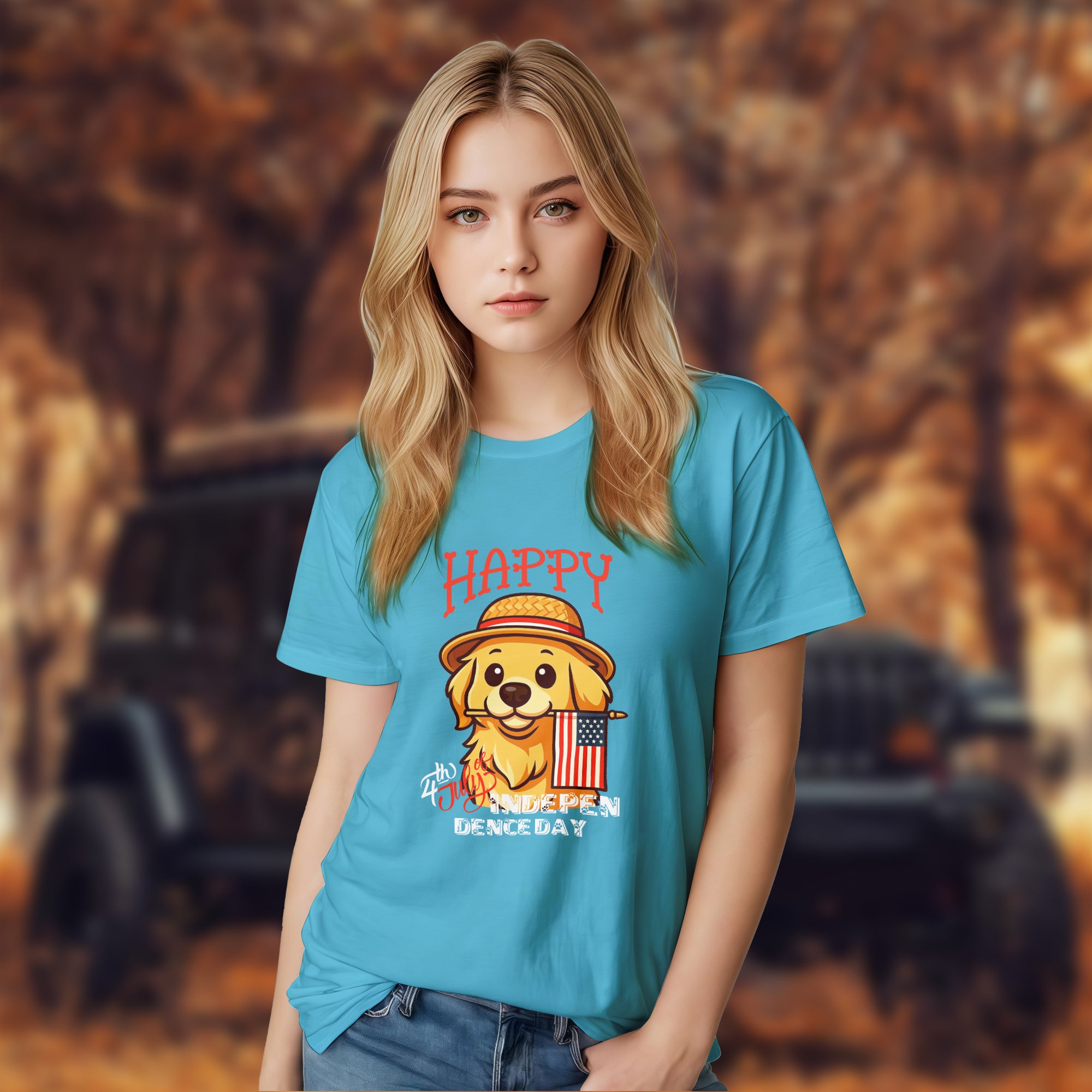 Happy Independence Day - 2D T-Shirt For Men/Women - AL01