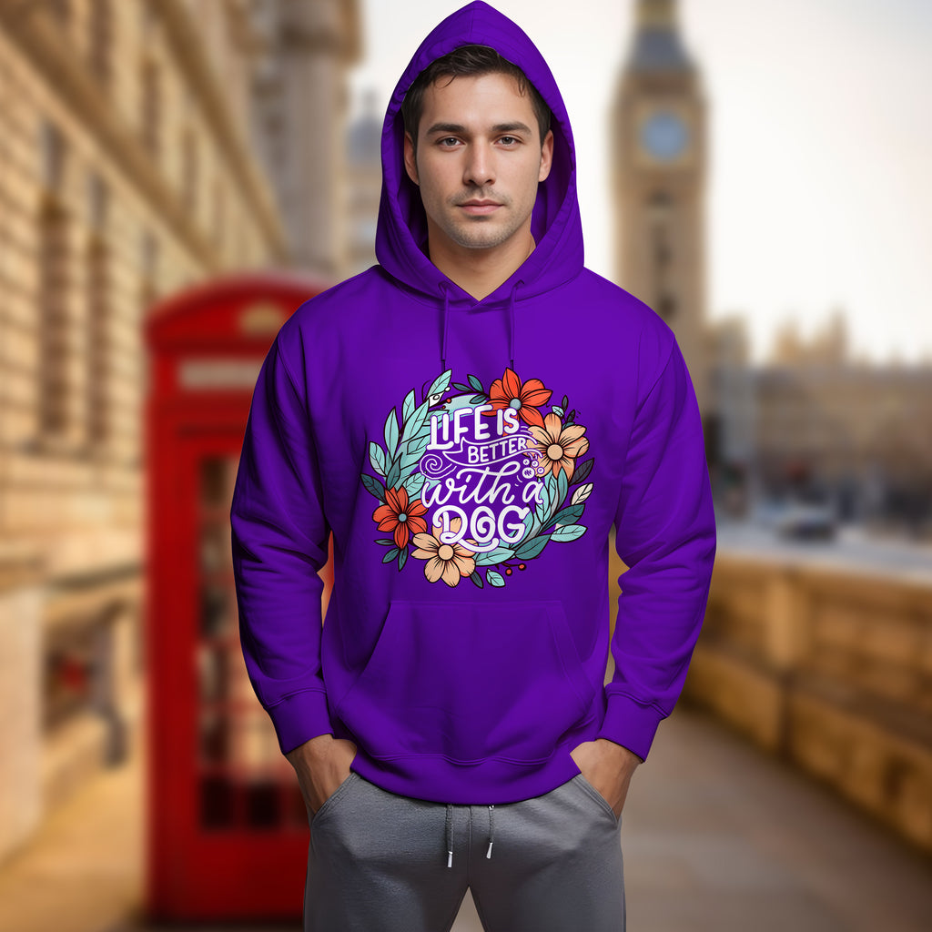 Life Is Better With A Dog - 2D Hoodie For Men/Women - TH02