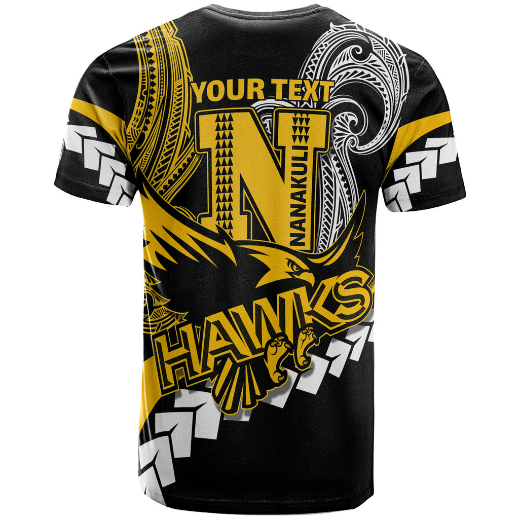 Personalised - Hawaii Nanakuli High School Polynesian Tribal Pattern T-Shirt For Men/Women