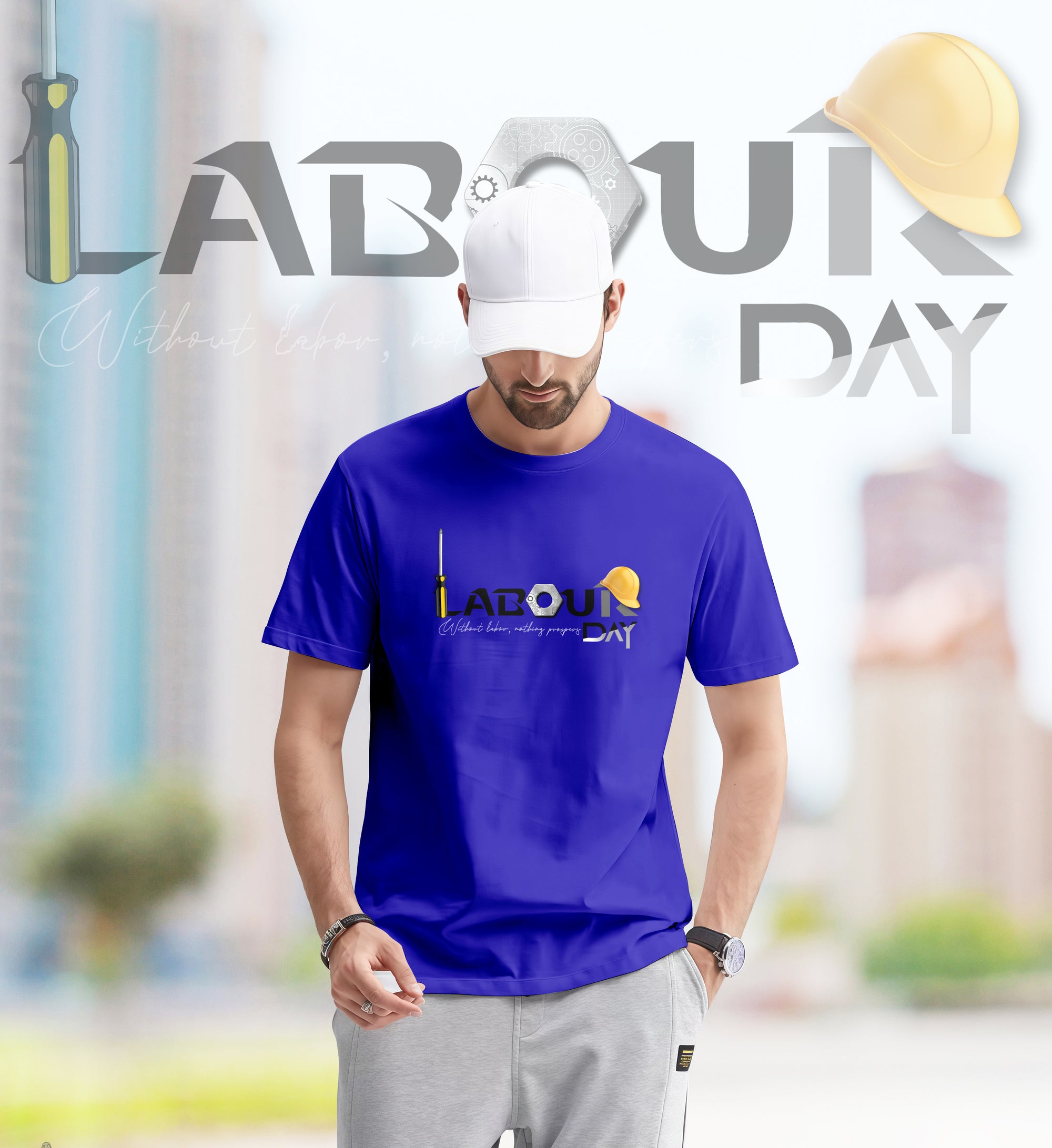 Hard Work Pays Off – Labour Day 2D T-Shirt - TH02