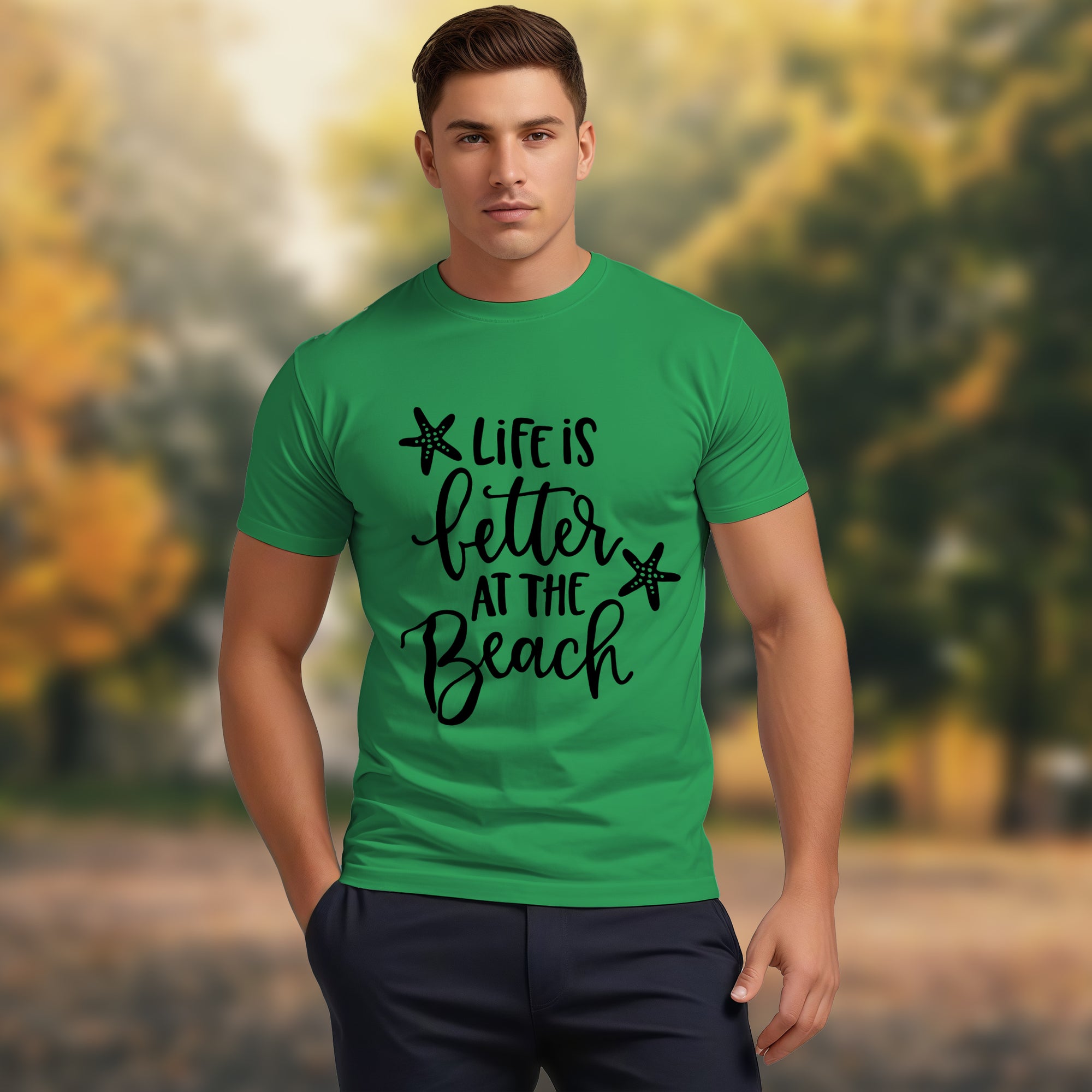 Life Is Better At The Beach - 2D T-Shirt For Men/Women - TH02