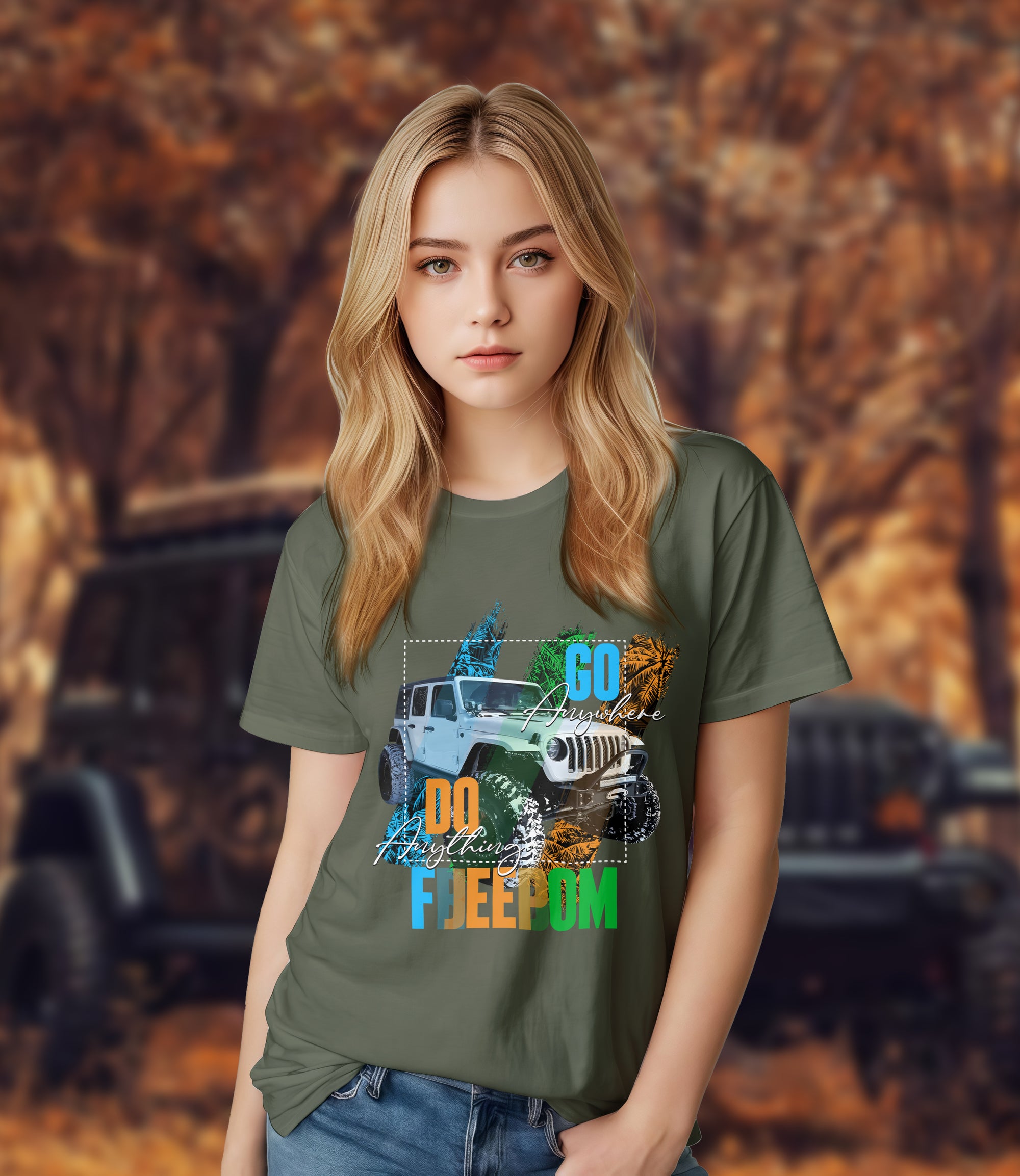 Go Anywhere - Do anything - 2D T-Shirt - TH02