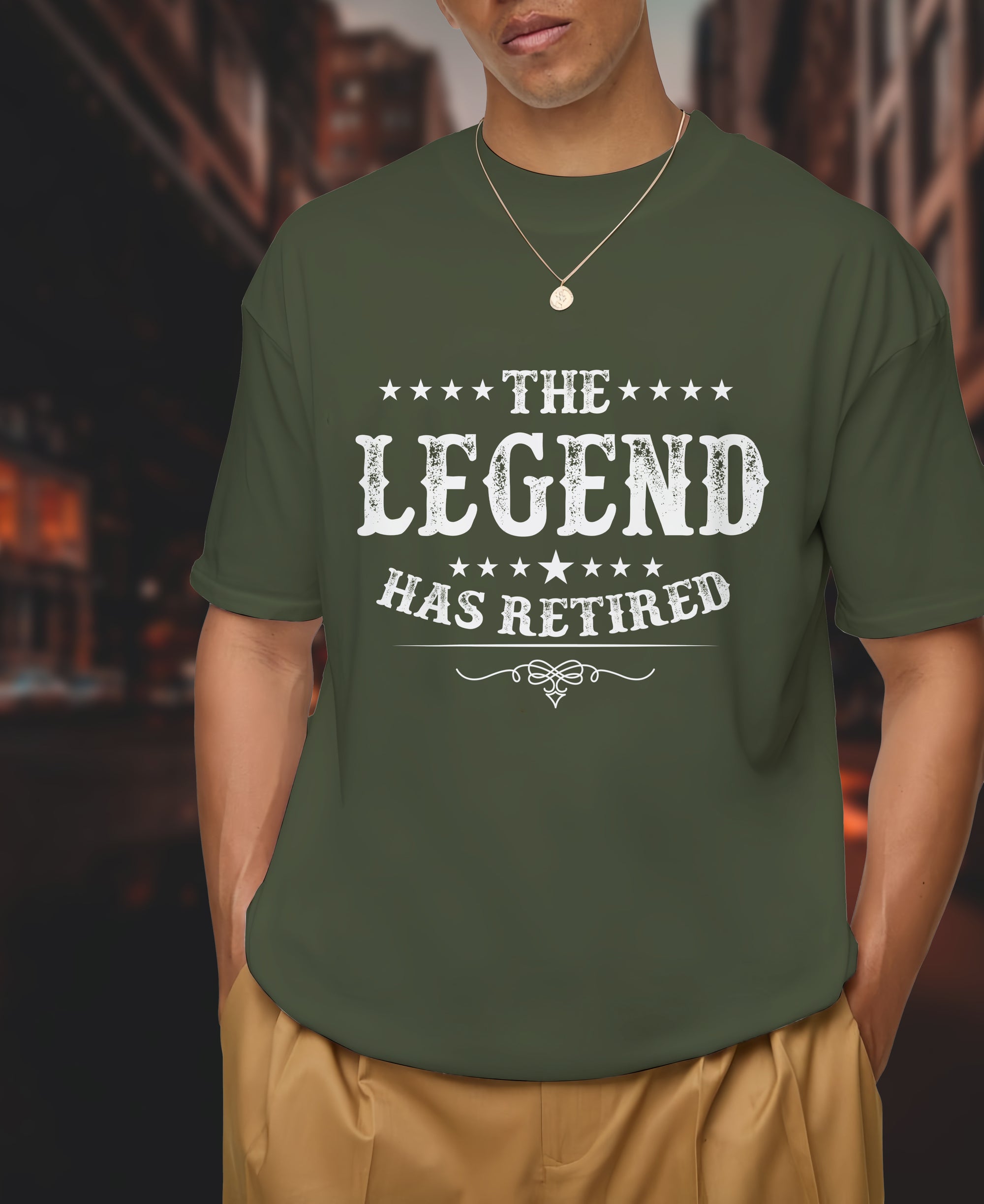 The Legend Has Retired - 2D T-Shirt For Men/Women - TH02