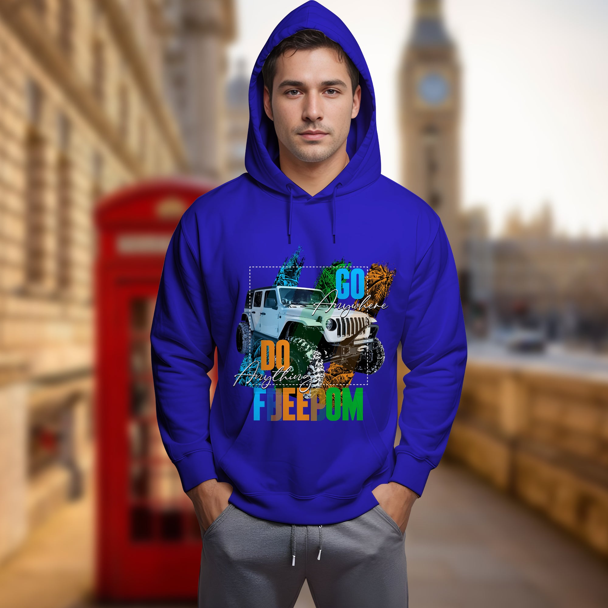Go Anywhere - Do anything - 2D Hoodie For Men/Women - TH02