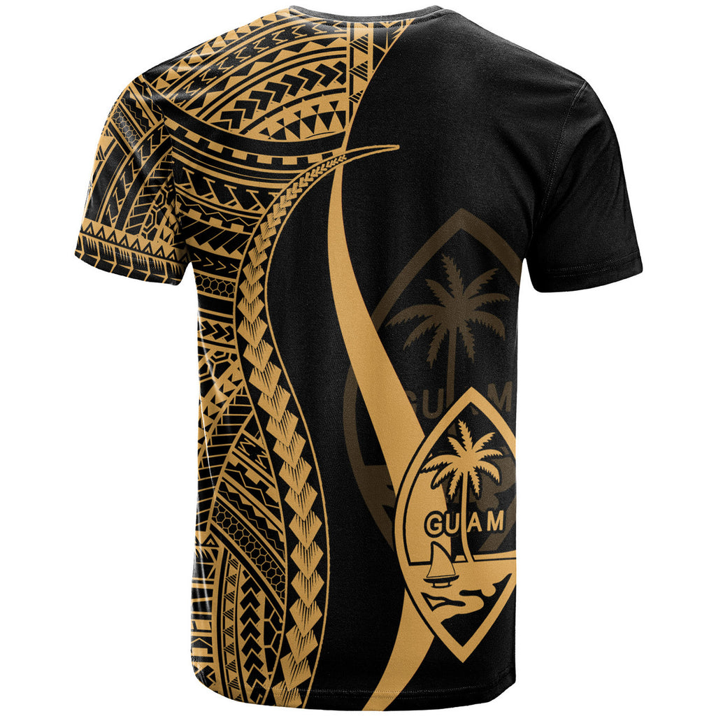 Personalised - Guam Polynesian Tentacle Tribal Pattern T-shirt Unisex