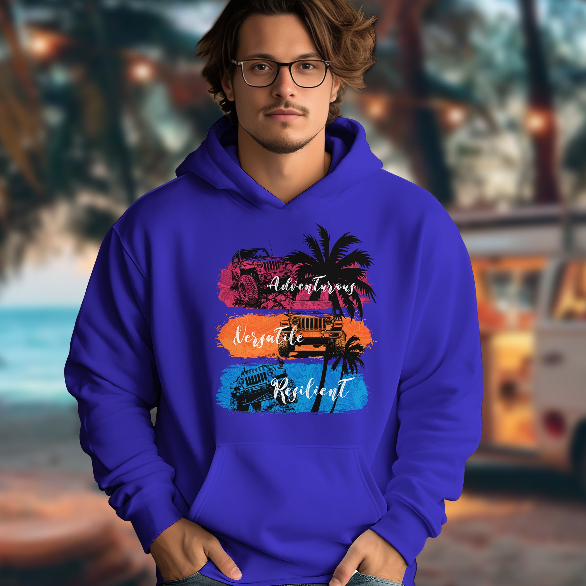 Adventurous, Versatile And Resilient - 2D Hoodie For Men/Women - TH02