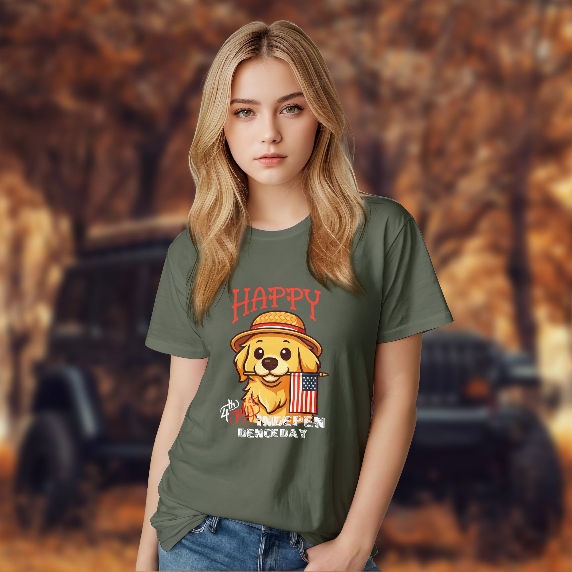Happy Independence Day - 2D T-Shirt For Men/Women - AL01