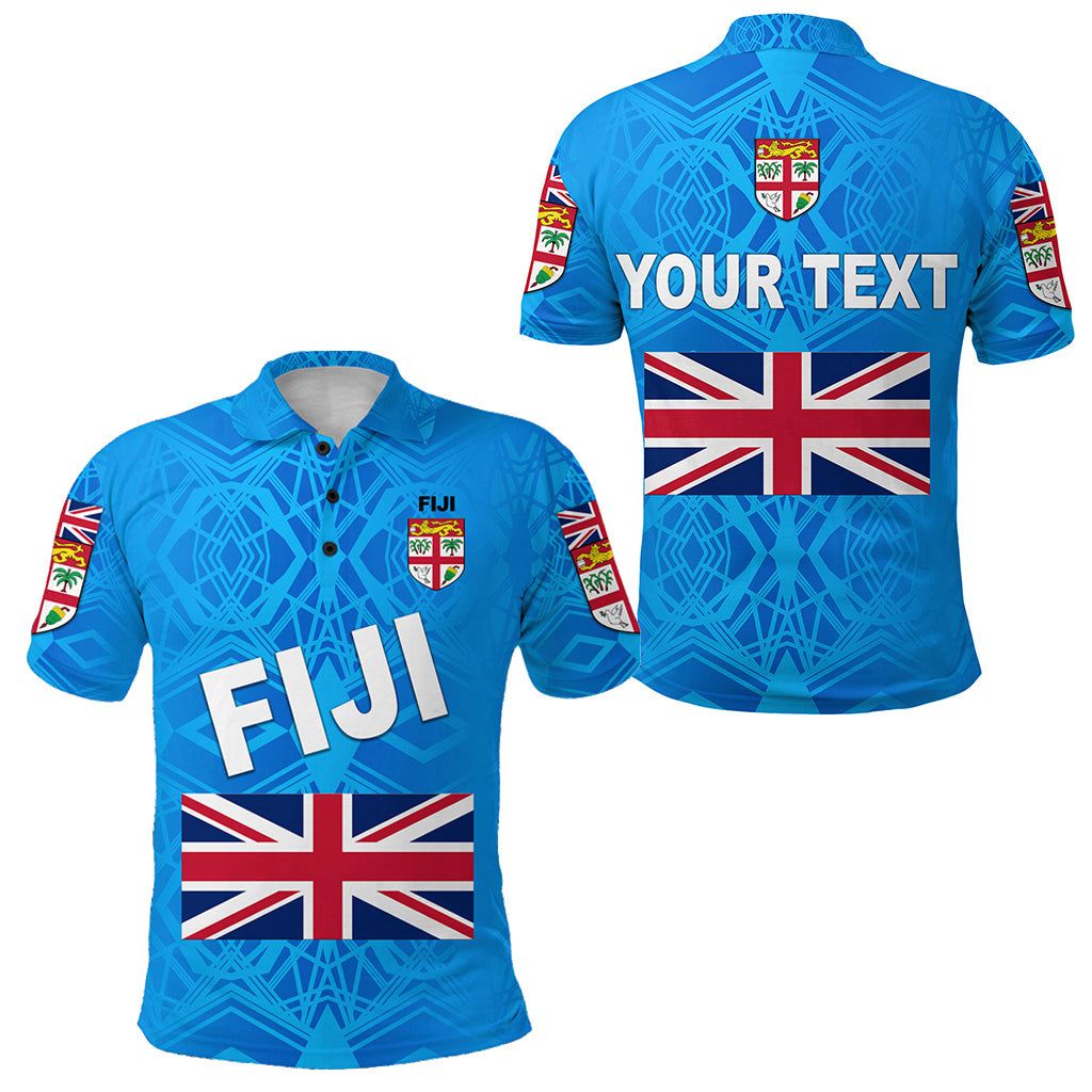 Personalised - Fiji Day Flag Vibes Polo Shirt Unisex