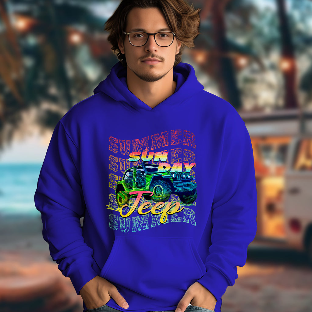 Jeep With Sunday - 2D Hoodie For Men/Women - TH02
