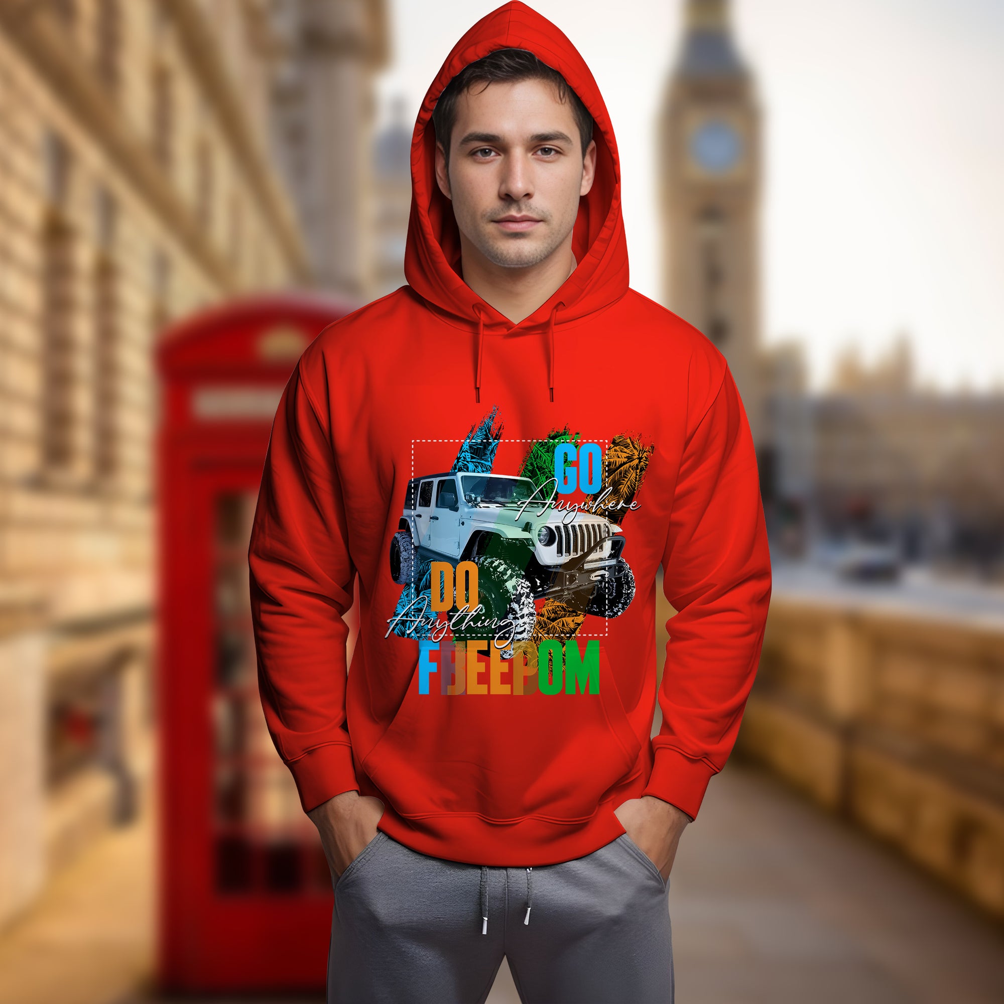 Go Anywhere - Do anything - 2D Hoodie For Men/Women - TH02