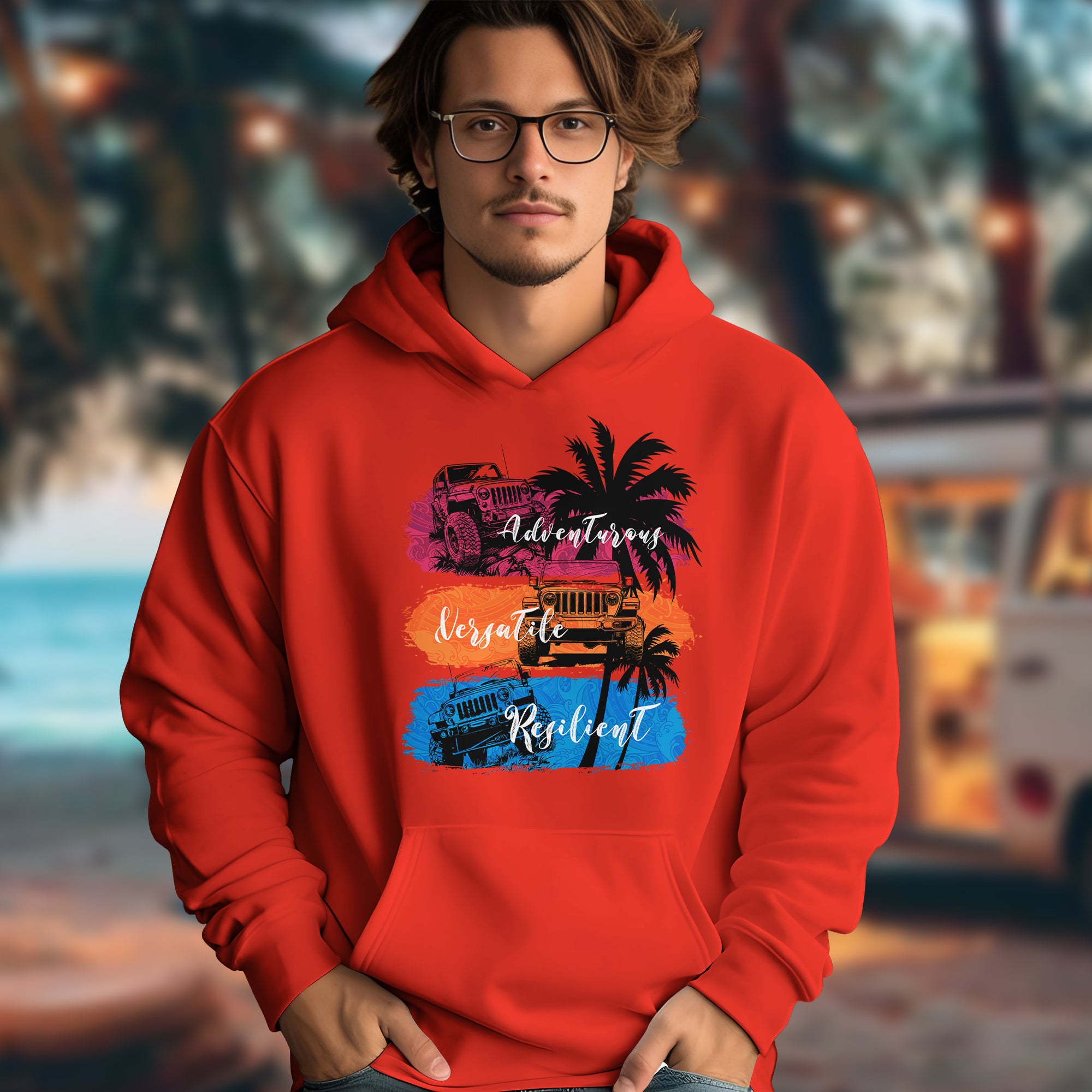Adventurous, Versatile And Resilient - 2D Hoodie For Men/Women - TH02