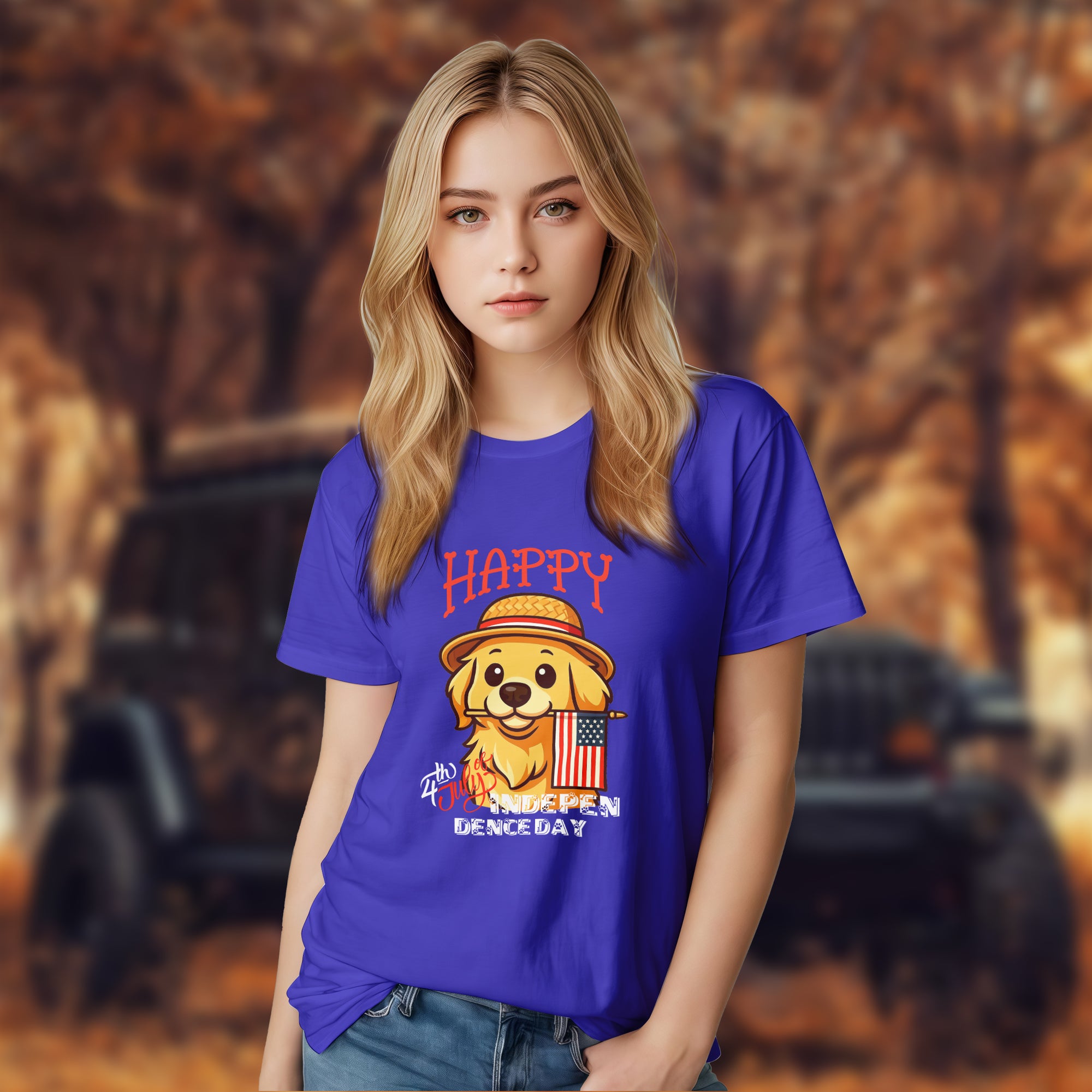 Happy Independence Day - 2D T-Shirt For Men/Women - AL01