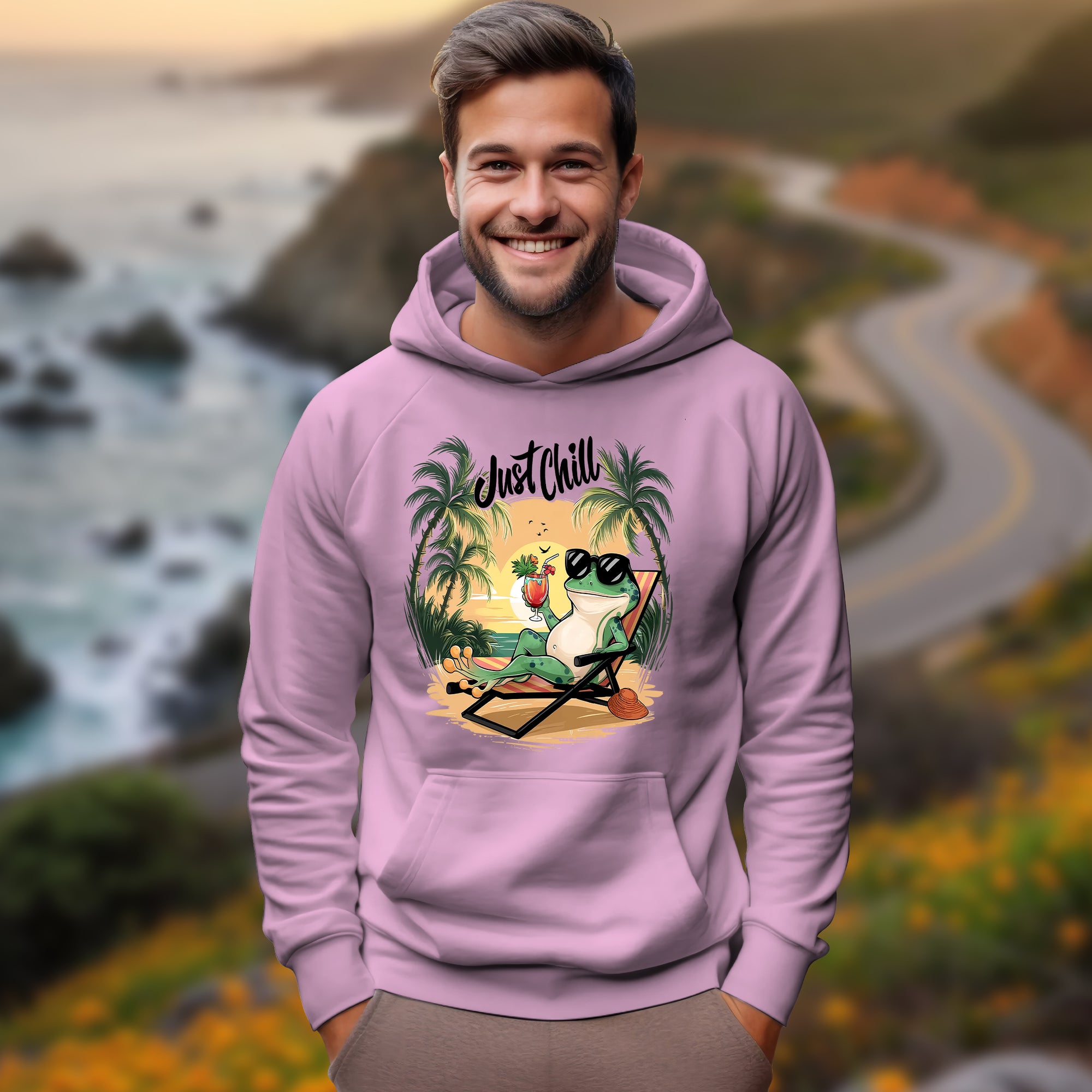 Just Chill With Frog - 2D Hoodie For Men/Women - TH02