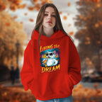 Living The Dream With Cat - 2D Hoodie For Men/Women - TH02