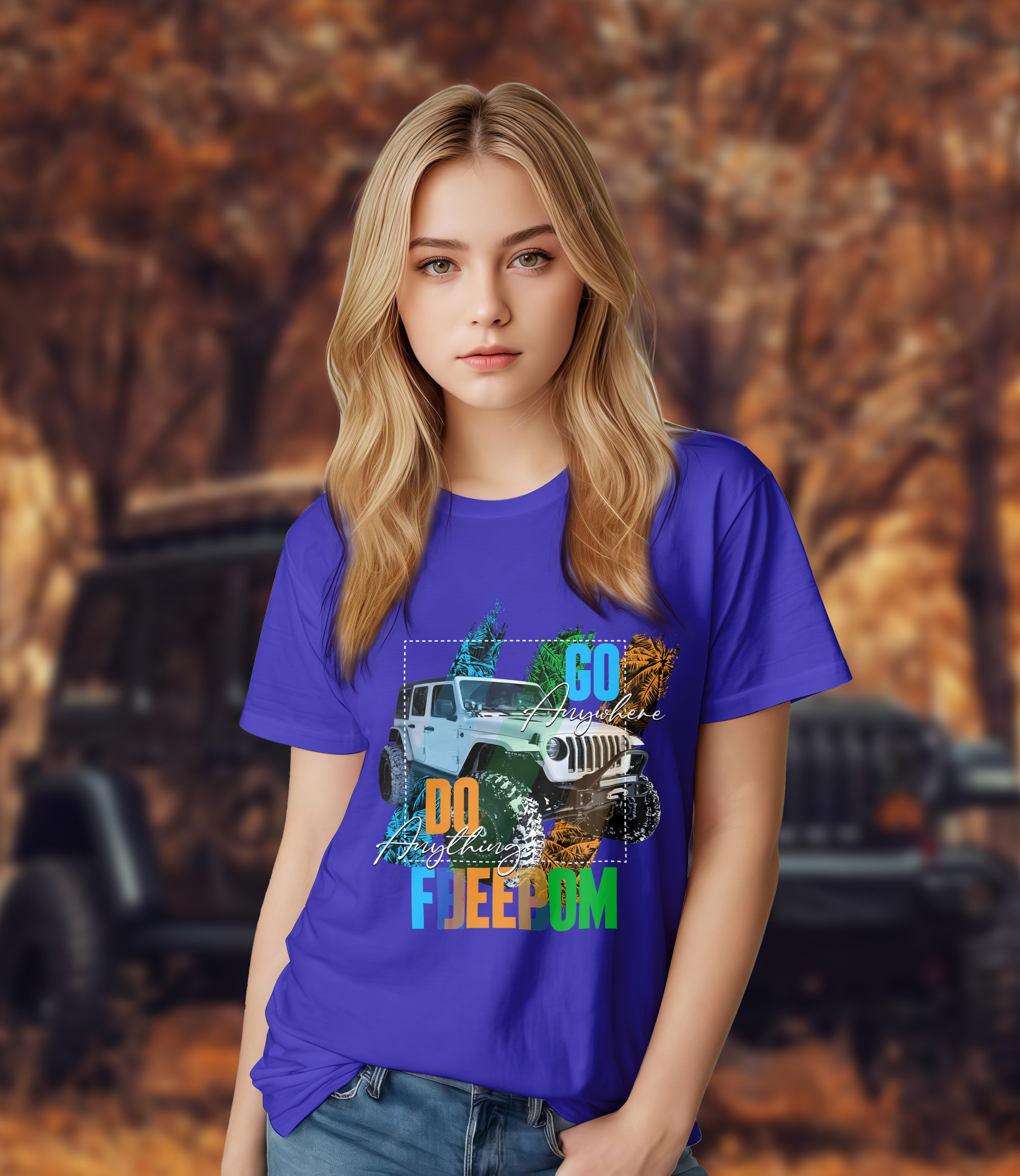 Go Anywhere - Do anything - 2D T-Shirt - TH02
