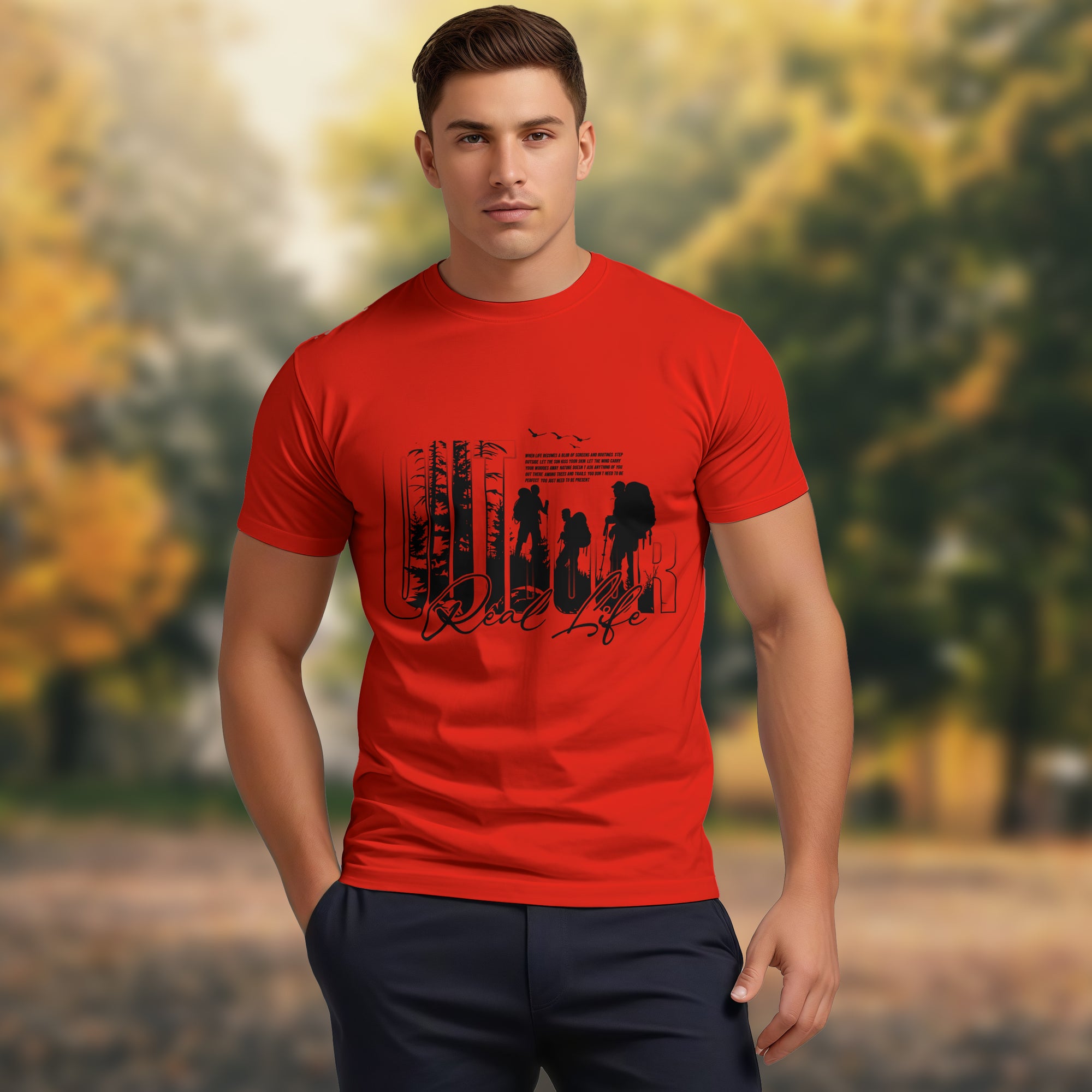 Get Real - Go Outside 2D T-Shirt