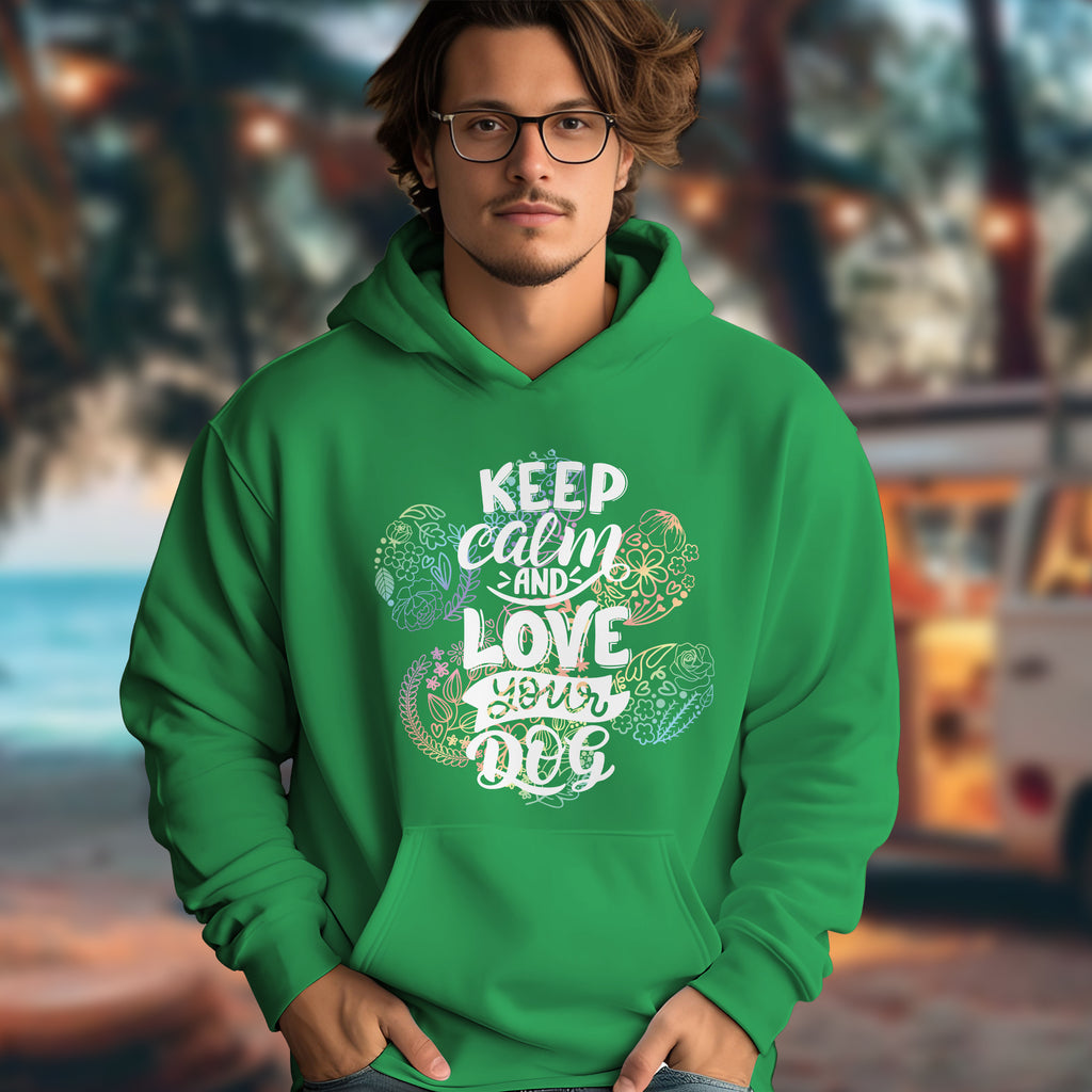 Keep Calm And Love Your Dog - 2D Hoodie For Men/Women - TH02