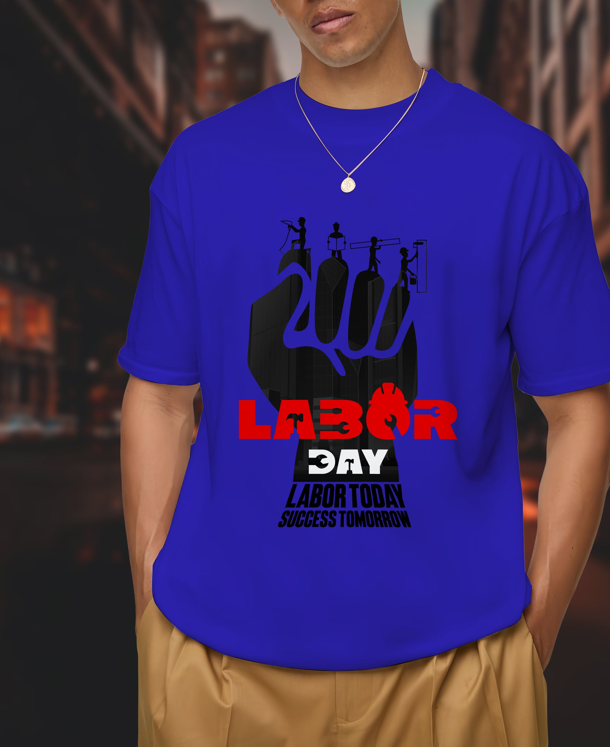 Labor Today - Succsess Tomorrow - 2D T-Shirt - TH02