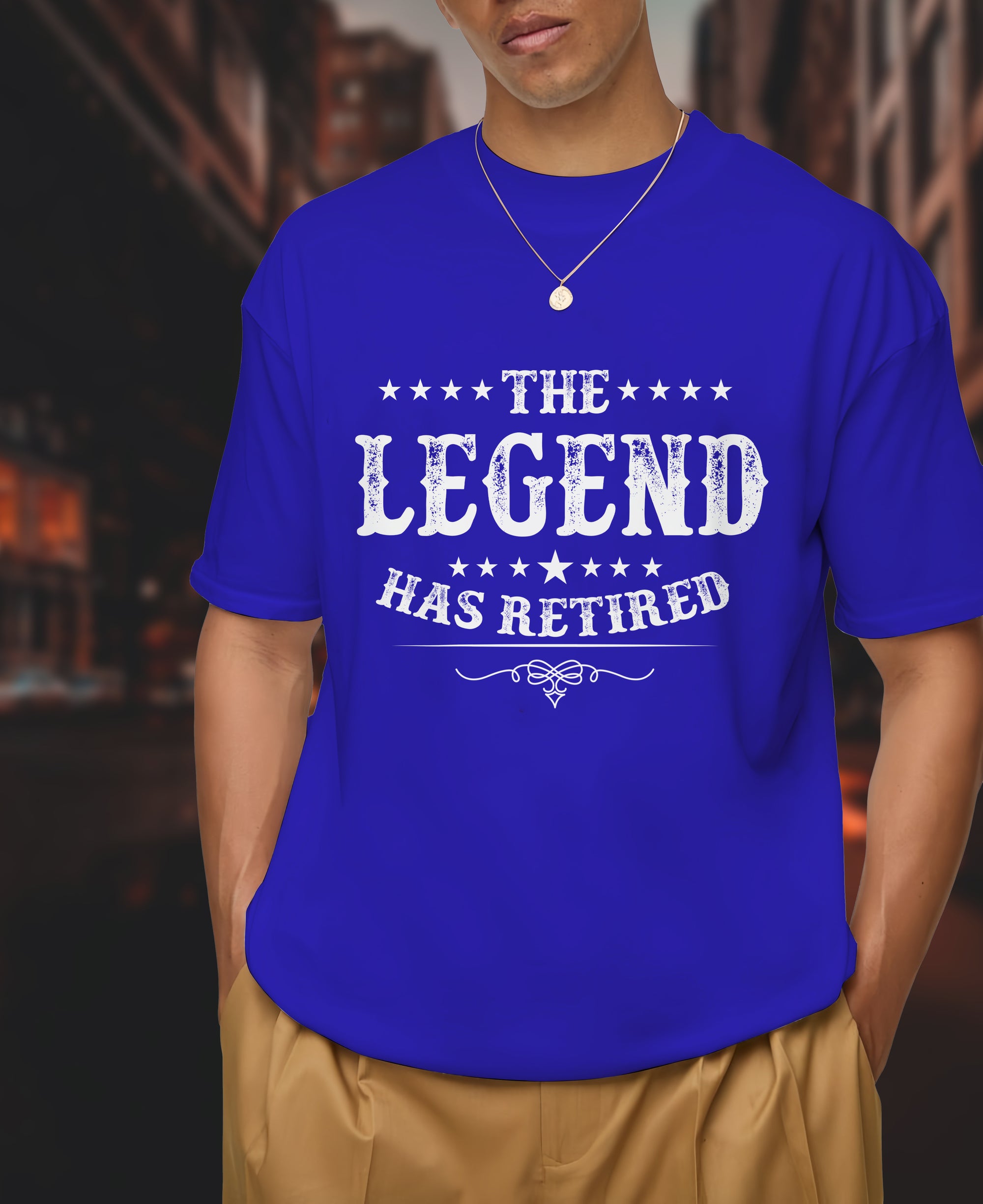 The Legend Has Retired - 2D T-Shirt For Men/Women - TH02