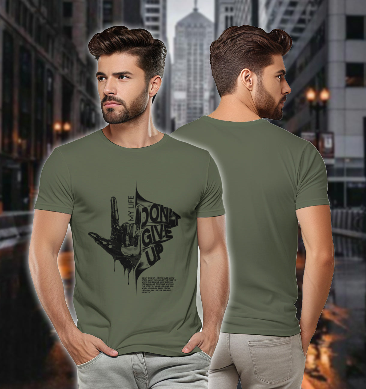 My Life, My Fight – Don’t Give Up 2D T-Shirt - TH02