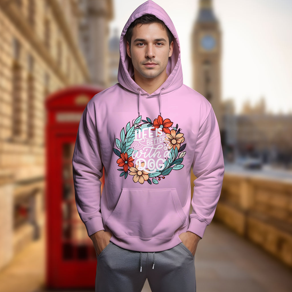 Life Is Better With A Dog - 2D Hoodie For Men/Women - TH02