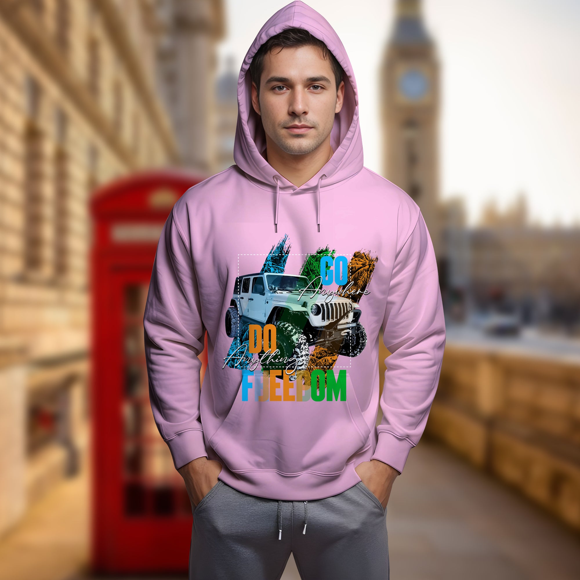 Go Anywhere - Do anything - 2D Hoodie For Men/Women - TH02