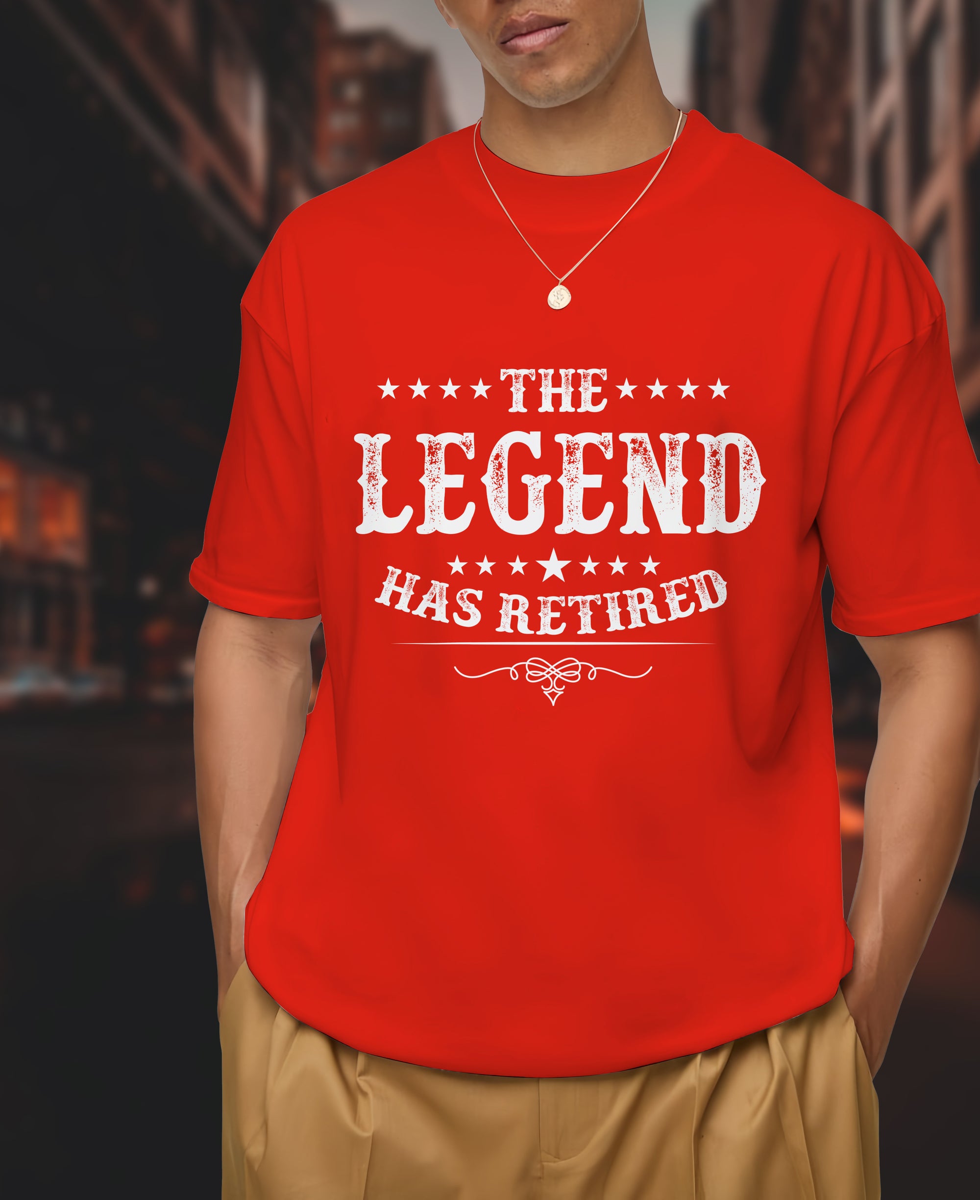 The Legend Has Retired - 2D T-Shirt For Men/Women - TH02
