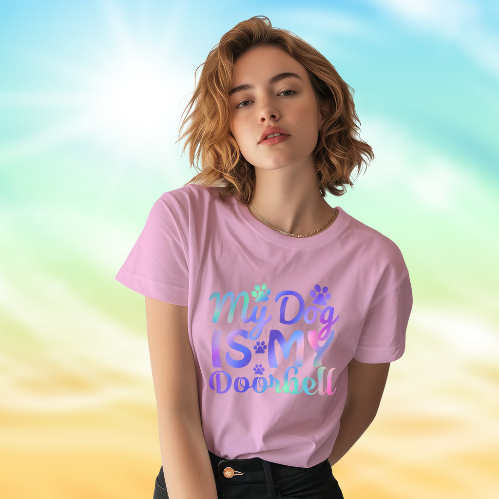 My Dog Is My Doorbell - 2D T-Shirt For Men/Women - TH02