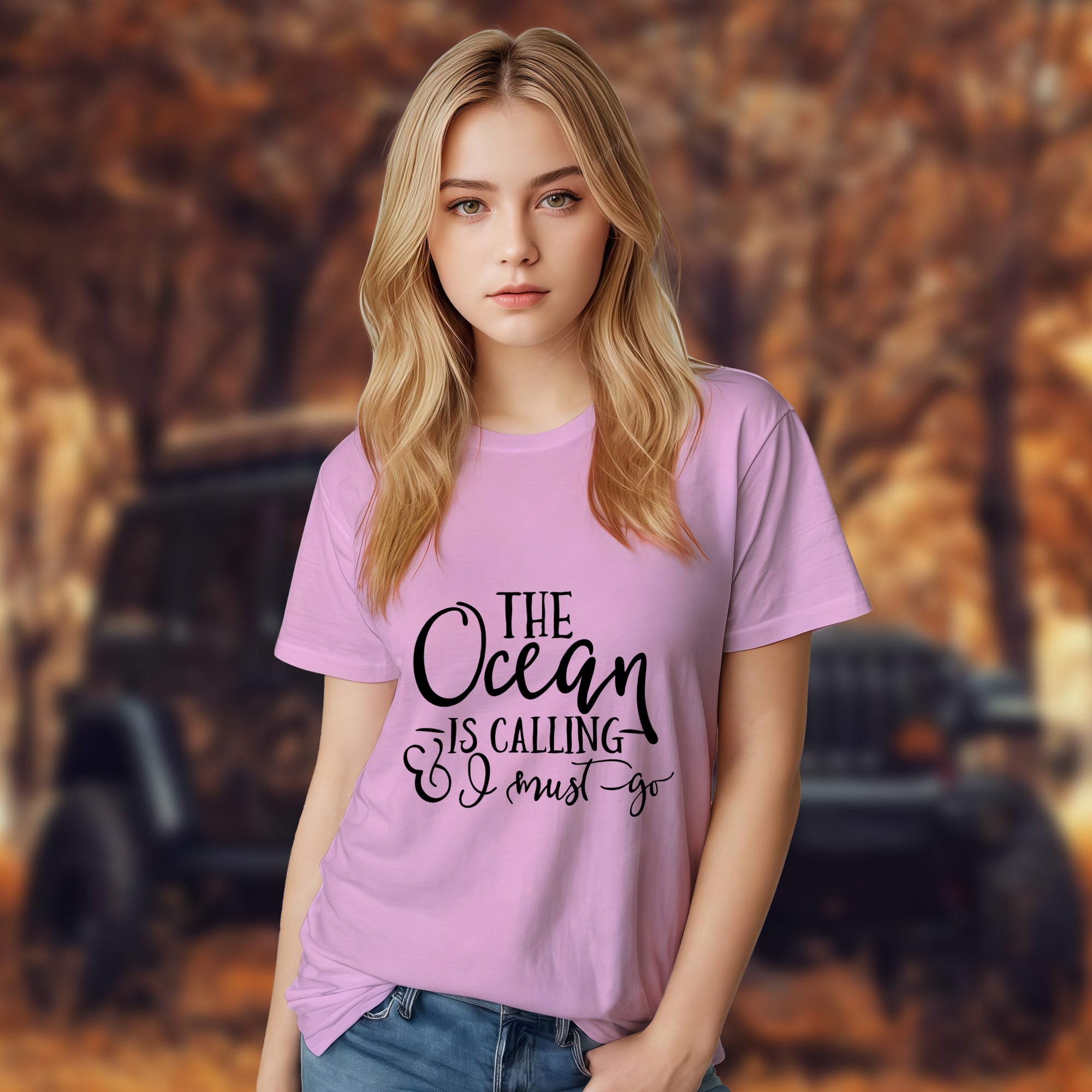 The Ocean Is Calling I Must Go - 2D T-Shirt For Men/Women - TH02