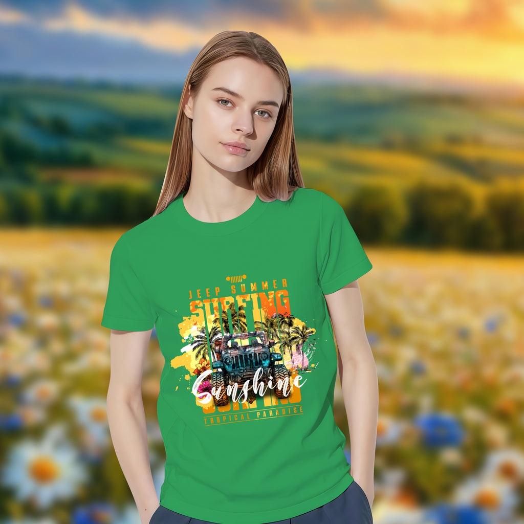 Sunshine Jeep Escape - 2D T-Shirt For Men/Women - TH02