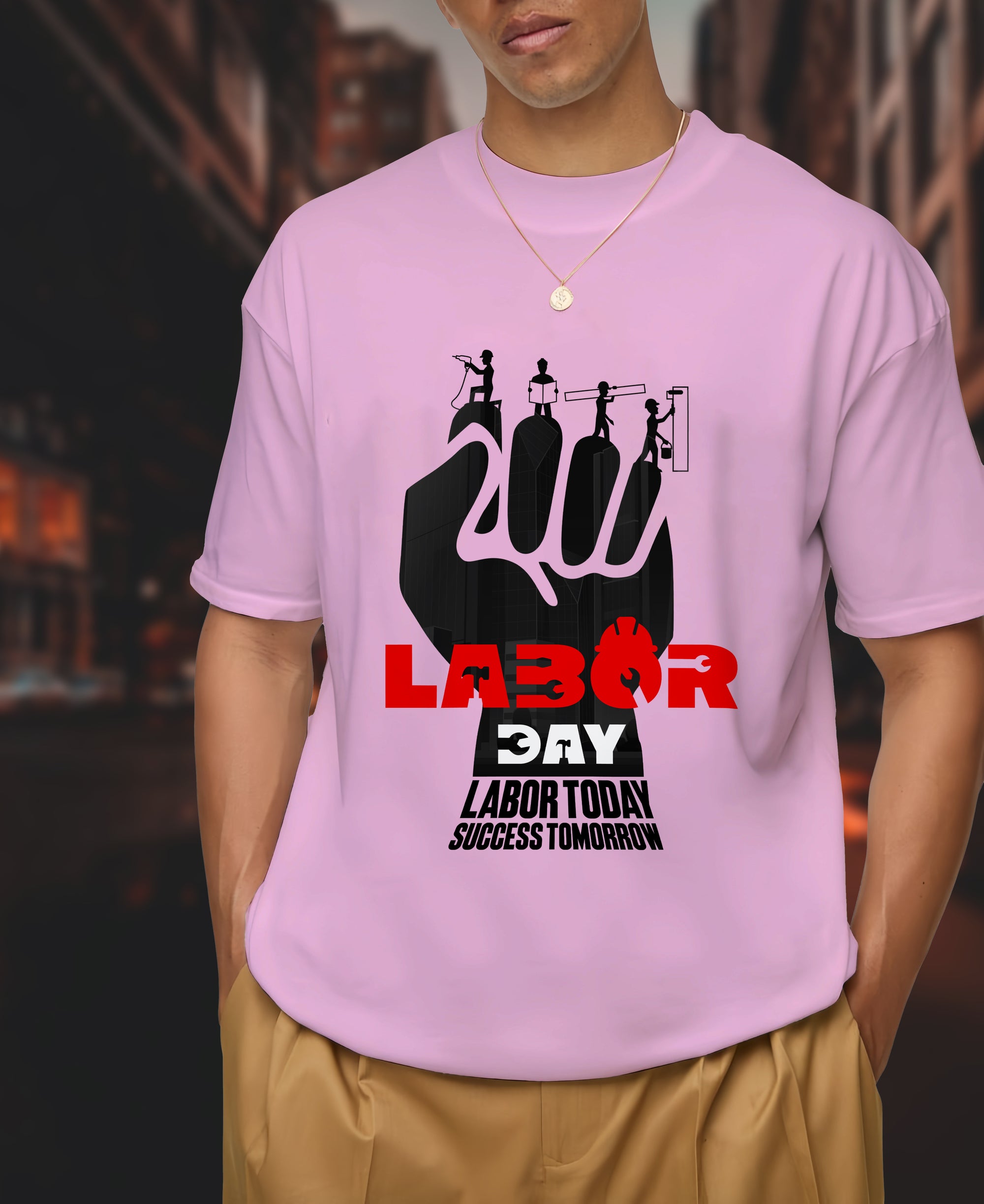 Labor Today - Succsess Tomorrow - 2D T-Shirt - TH02