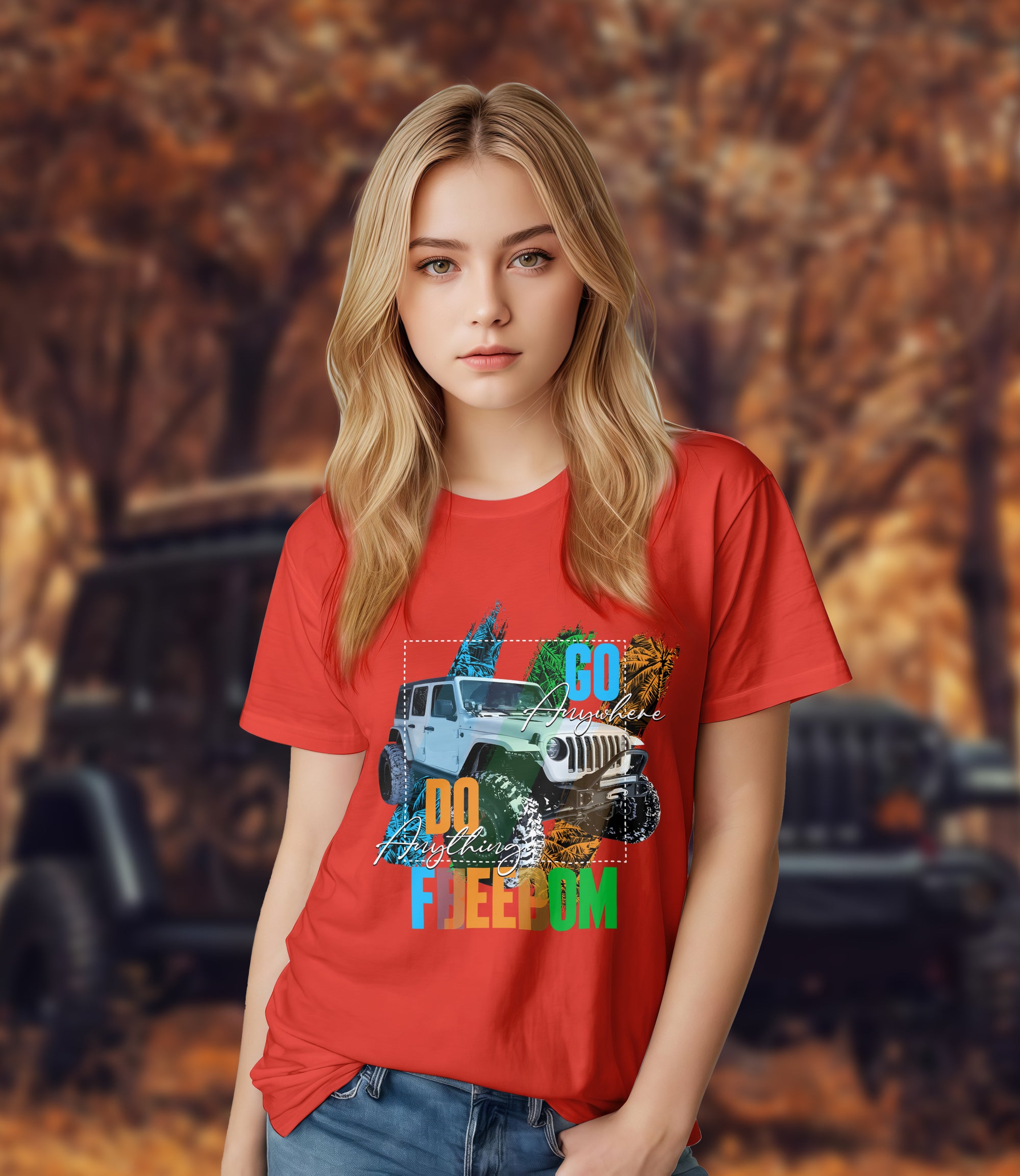 Go Anywhere - Do anything - 2D T-Shirt - TH02