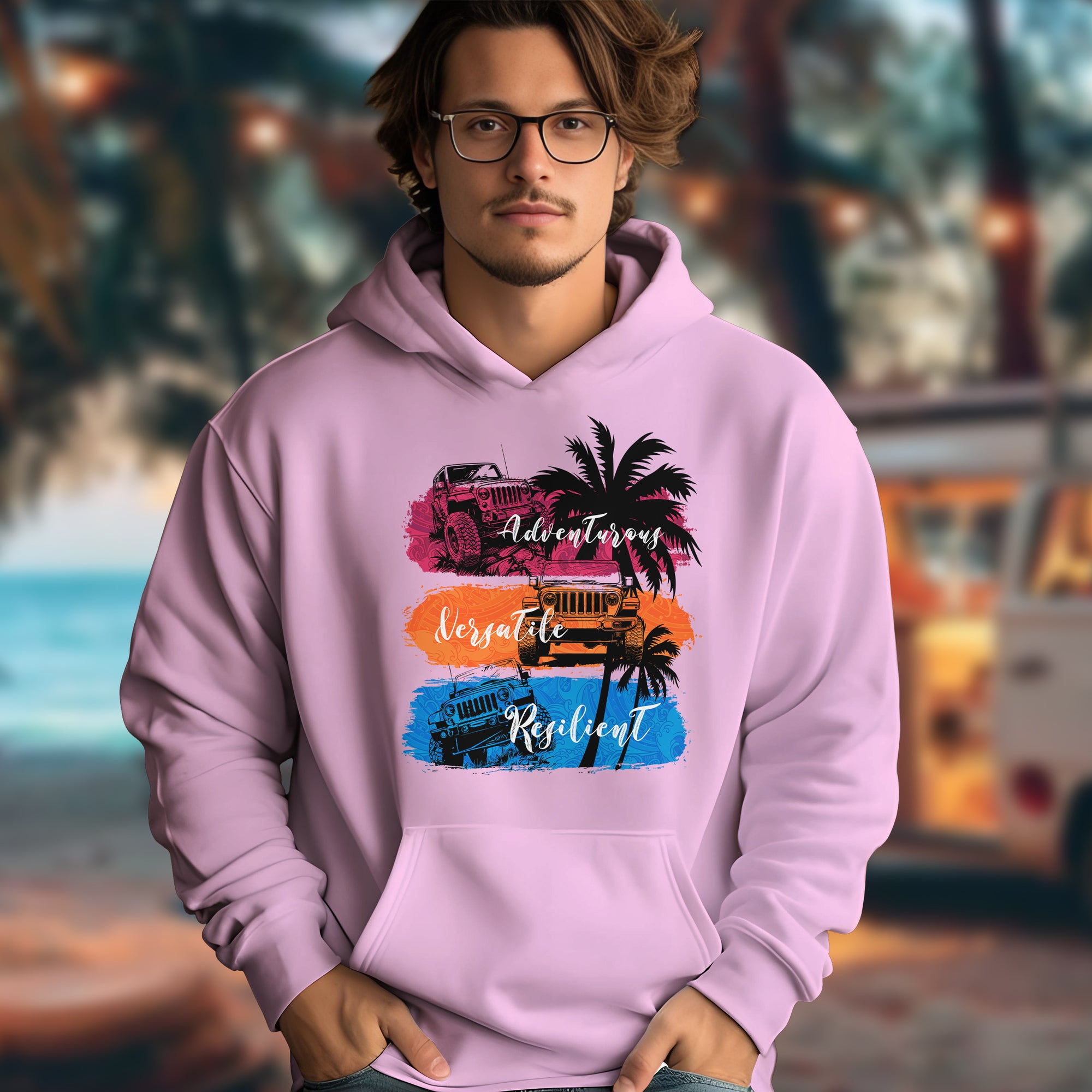 Adventurous, Versatile And Resilient - 2D Hoodie For Men/Women - TH02