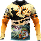 Pike Fishing Hoodie Unisex