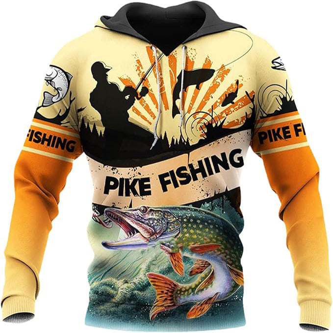 Pike Fishing Hoodie Unisex
