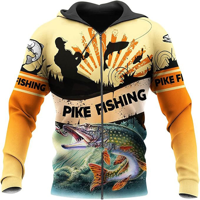 Pike Fishing Hoodie Unisex