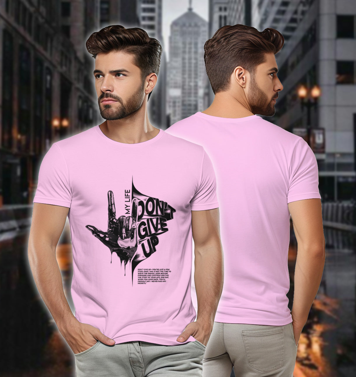 My Life, My Fight – Don’t Give Up 2D T-Shirt - TH02