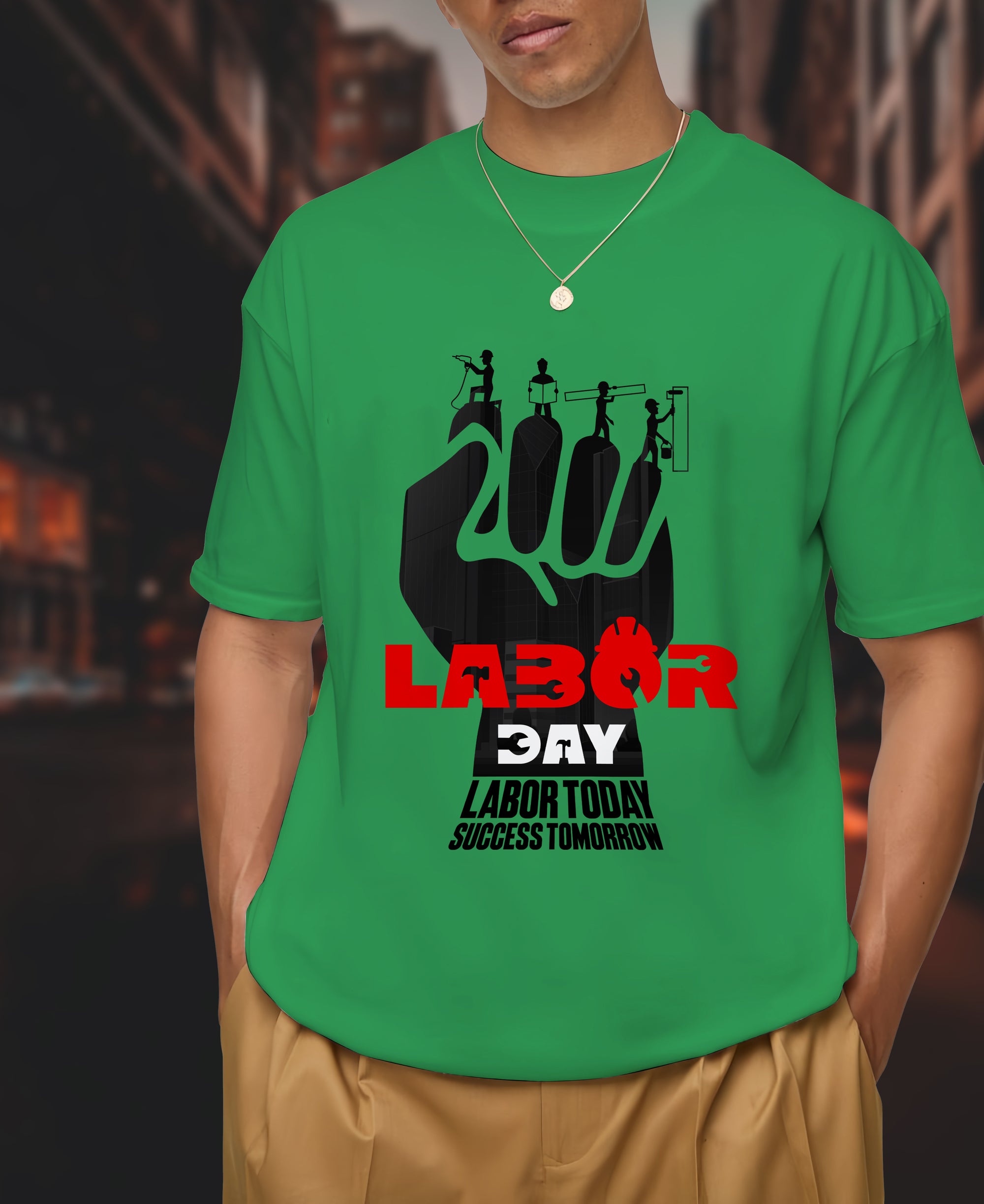 Labor Today - Succsess Tomorrow - 2D T-Shirt - TH02