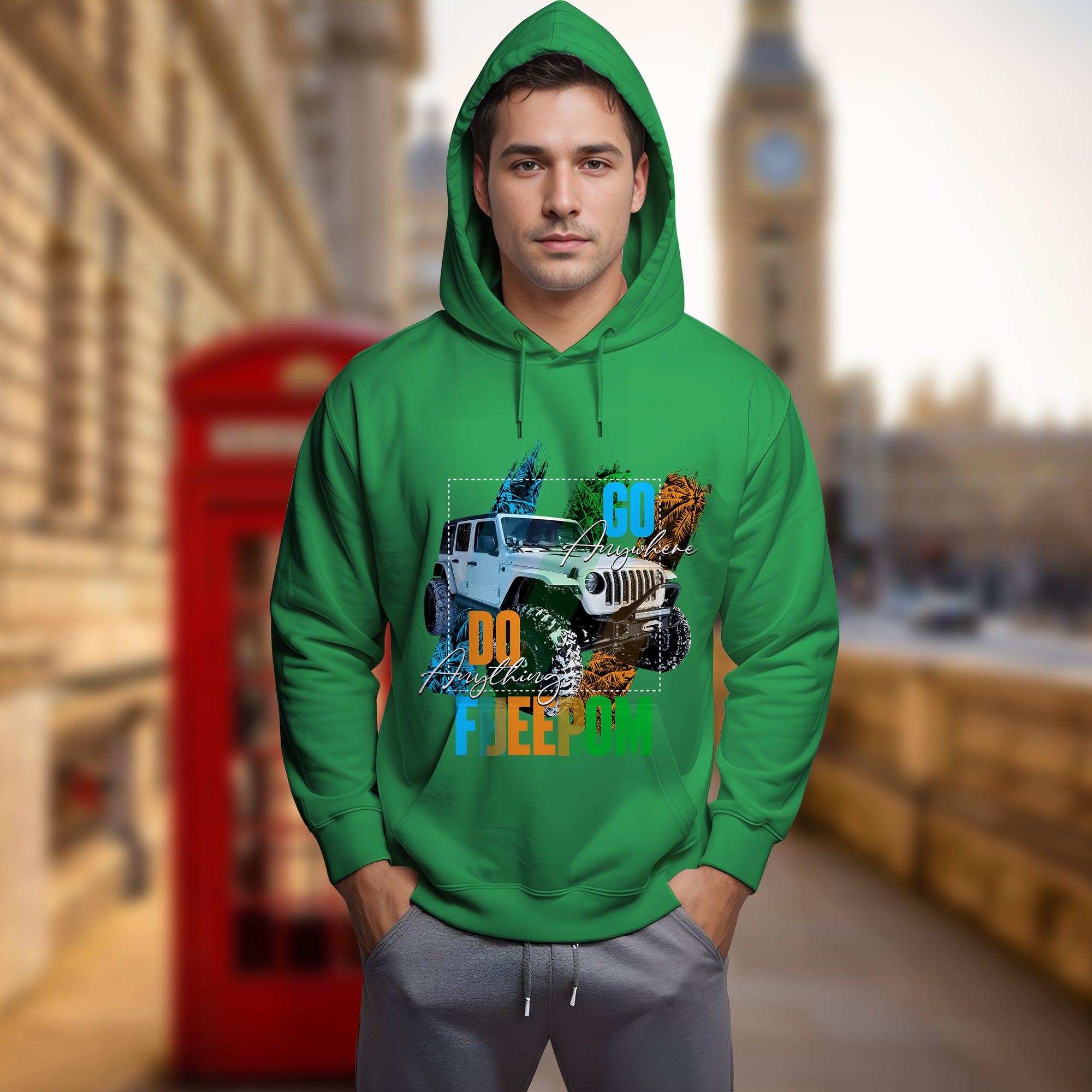 Go Anywhere - Do anything - 2D Hoodie For Men/Women - TH02