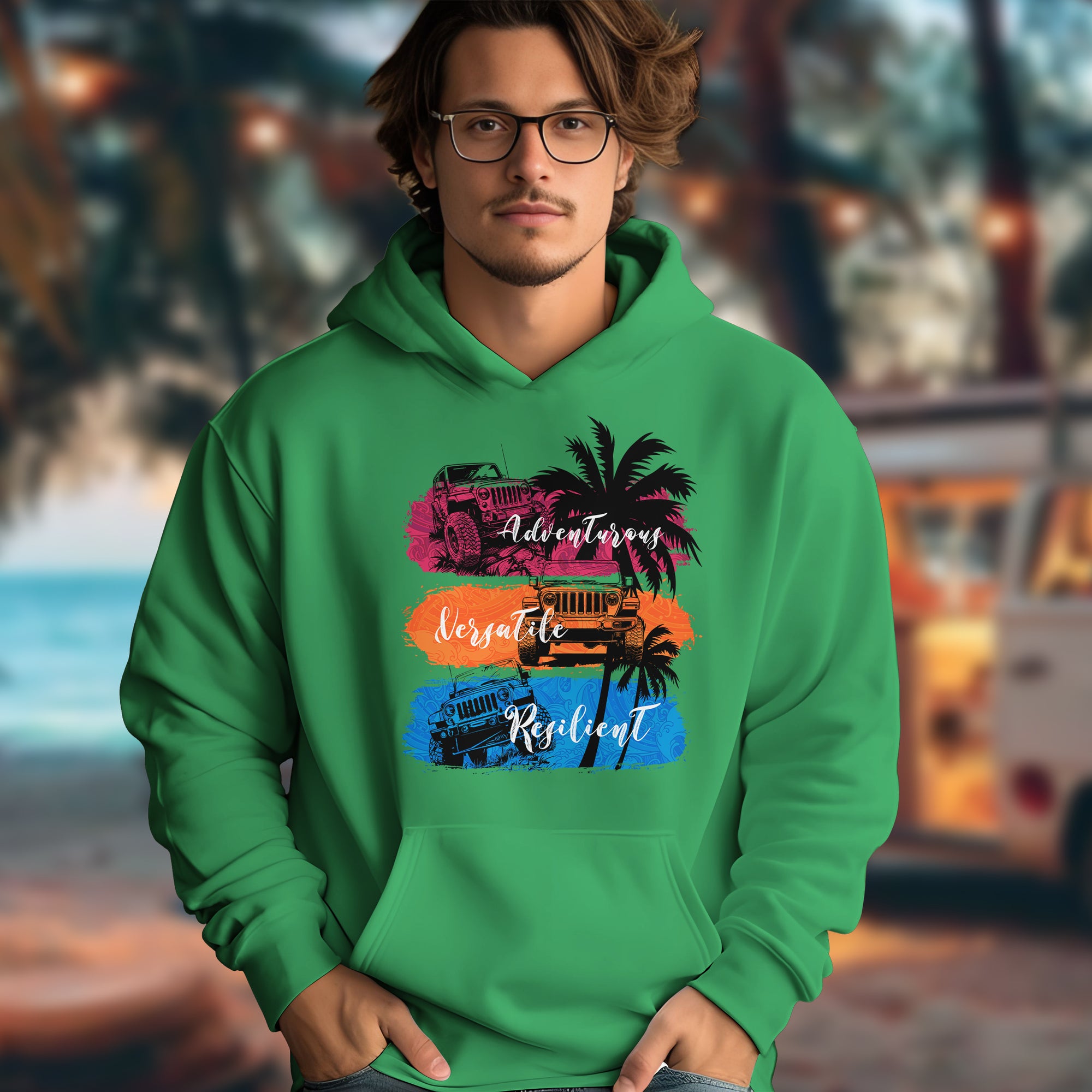 Adventurous, Versatile And Resilient - 2D Hoodie For Men/Women - TH02