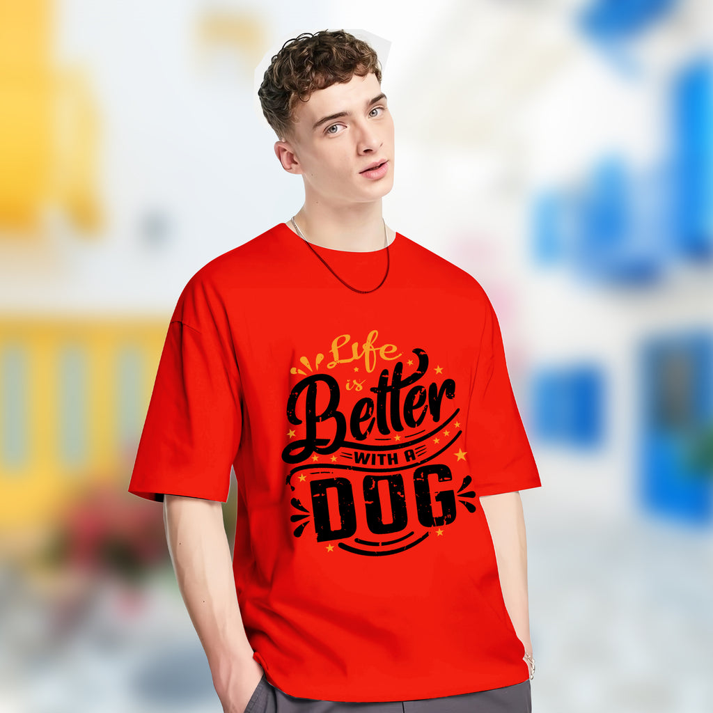Life Is Better With A Dog ver.2 - 2D T-Shirt For Men/Women - TH02