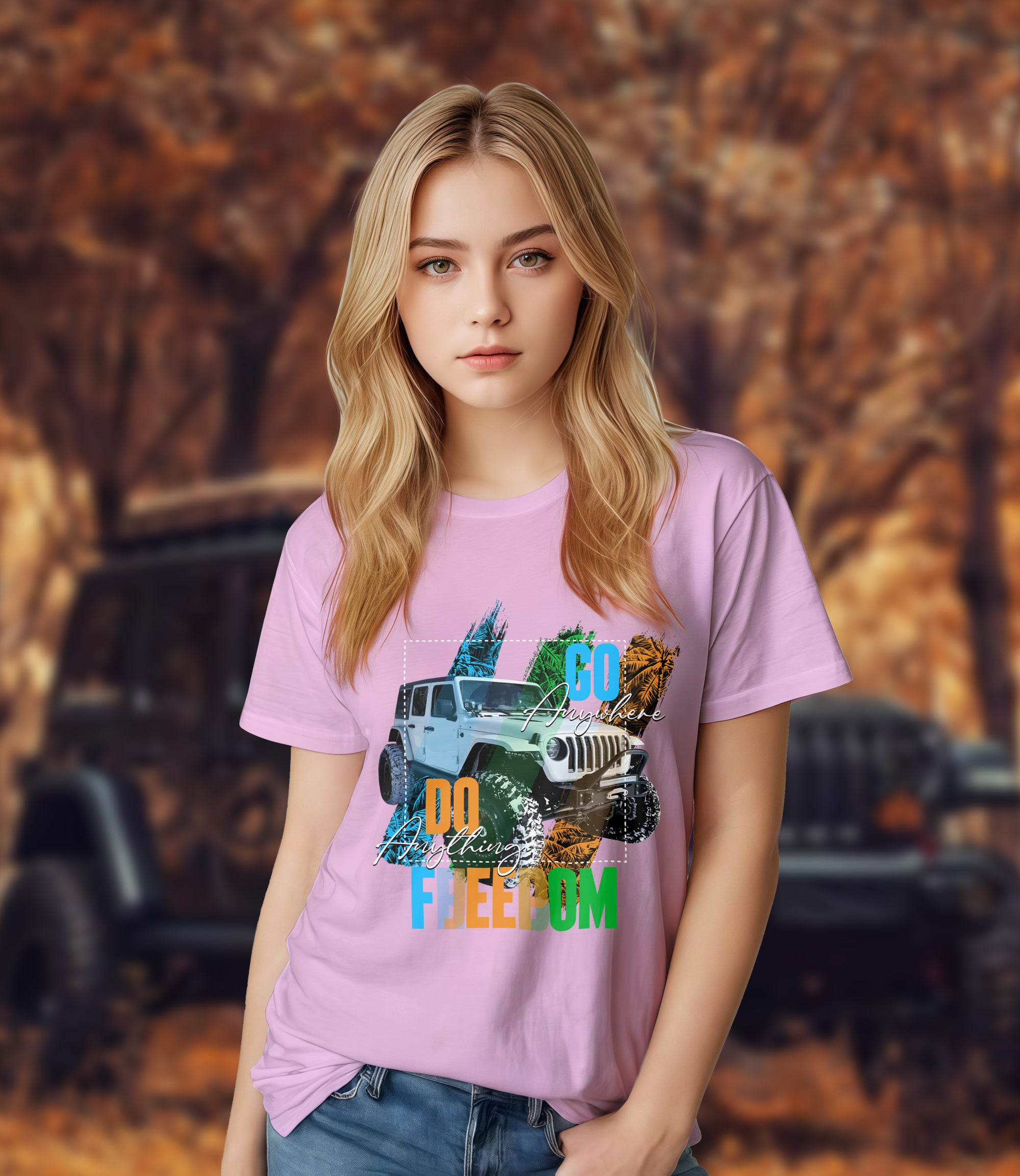 Go Anywhere - Do anything - 2D T-Shirt - TH02