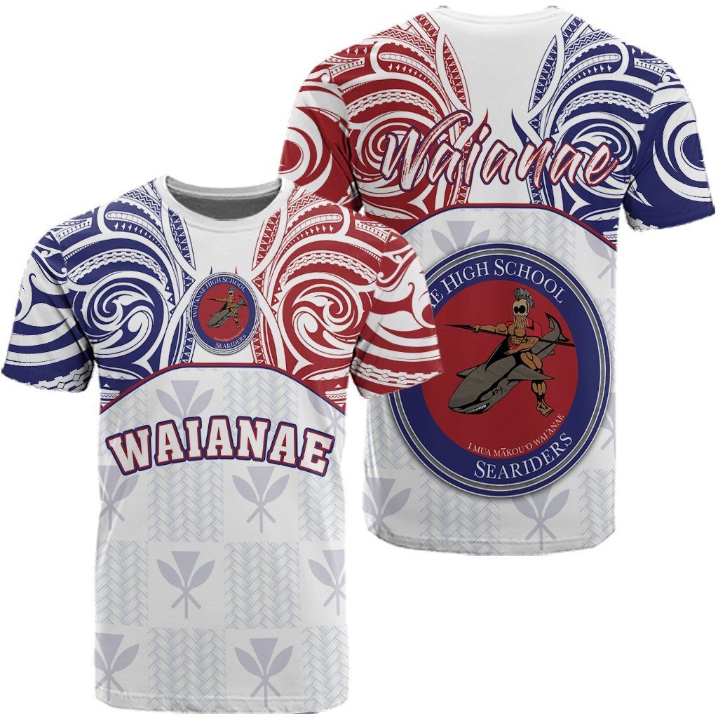 Hawaii Kanaka Waianae High School Demodern Style T-shirt Unisex