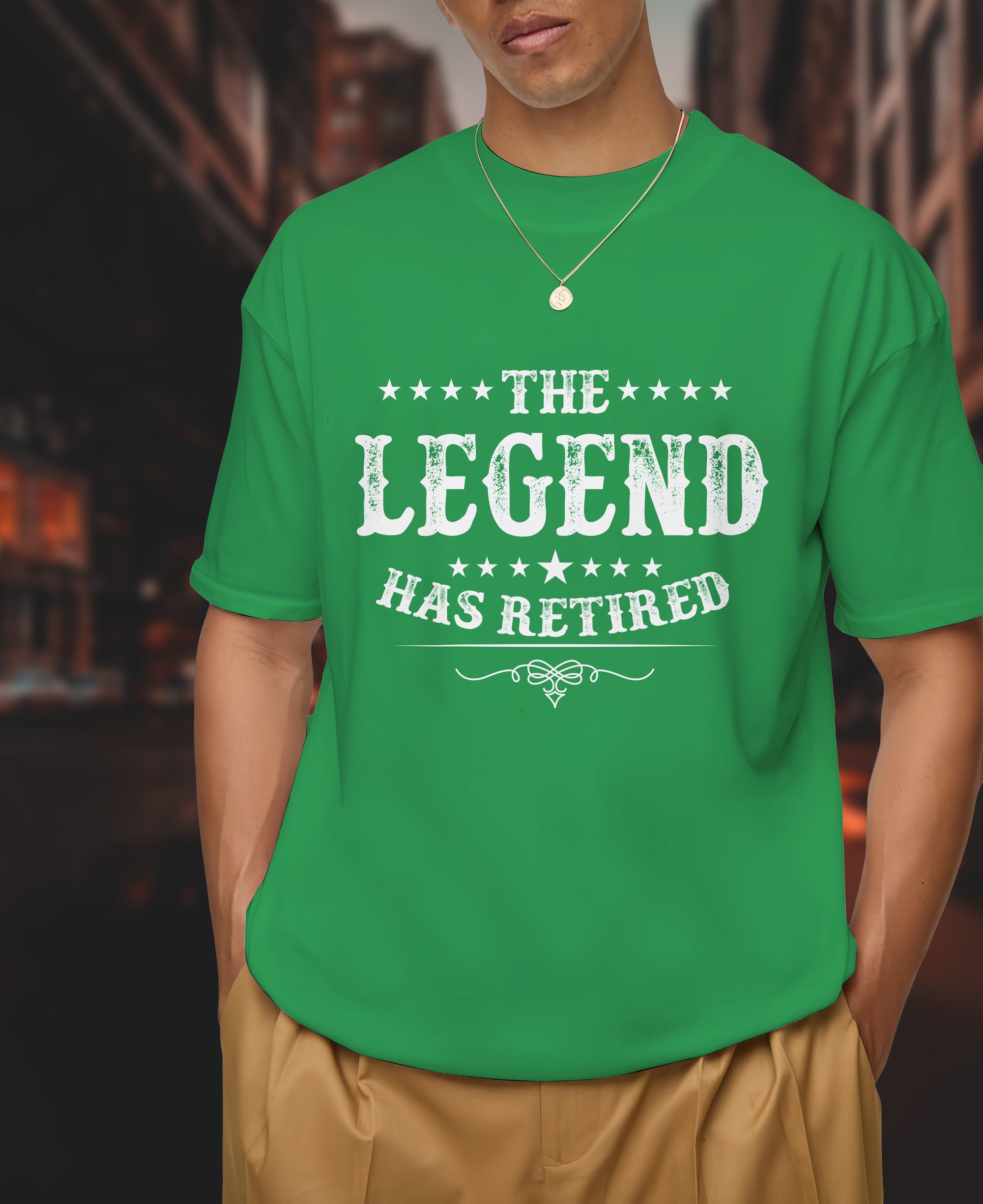 The Legend Has Retired - 2D T-Shirt For Men/Women - TH02